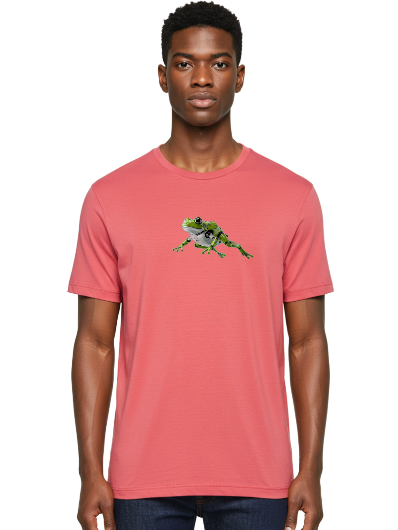Robot-Frog Men'S Graphic Tee, 100% Cotton, Comfortable Casual Summer Wear, Machine Washable, Vintage Camera, Old Camera, Antique Camera, Black Camera, Classic Photography, Photography Equipment, Nostalgic Device, Film Camera, Camera Art Bap950 24