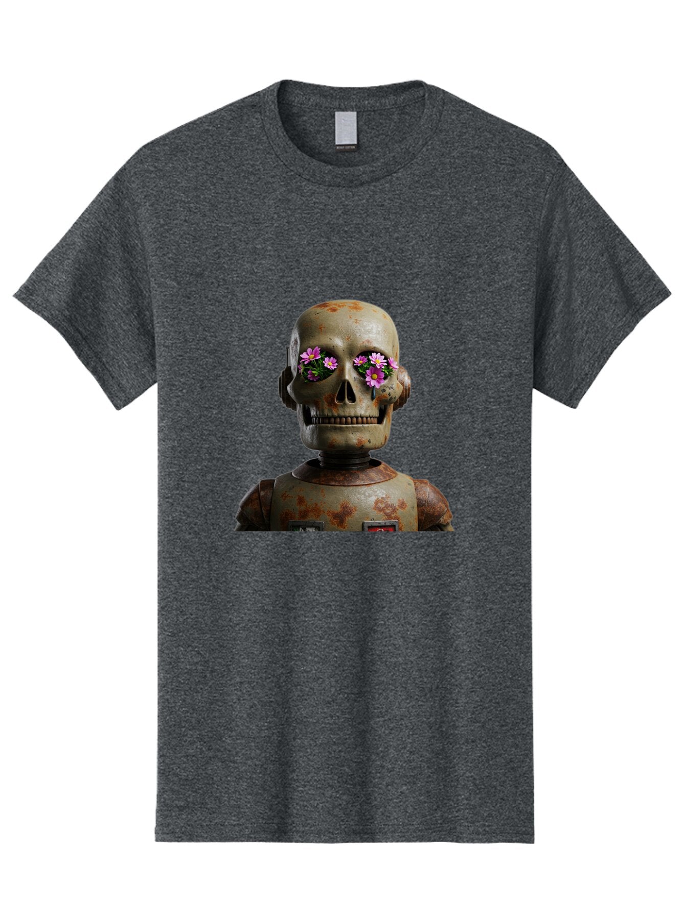 Robot-Skeleton Men'S Graphic Tee, 100% Cotton, Comfortable Casual Summer Wear, Machine Washable, Vintage Camera, Old Camera, Antique Camera, Black Camera, Classic Photography, Photography Equipment, Nostalgic Device, Film Camera, Camera Art Bap952 3