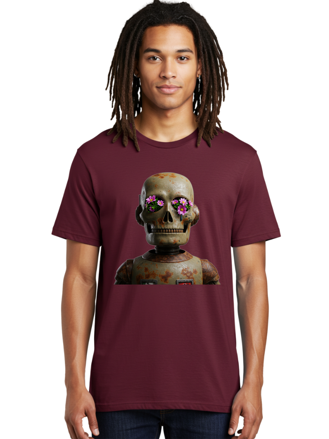 Robot-Skeleton Men'S Graphic Tee, 100% Cotton, Comfortable Casual Summer Wear, Machine Washable, Vintage Camera, Old Camera, Antique Camera, Black Camera, Classic Photography, Photography Equipment, Nostalgic Device, Film Camera, Camera Art Bap952 19