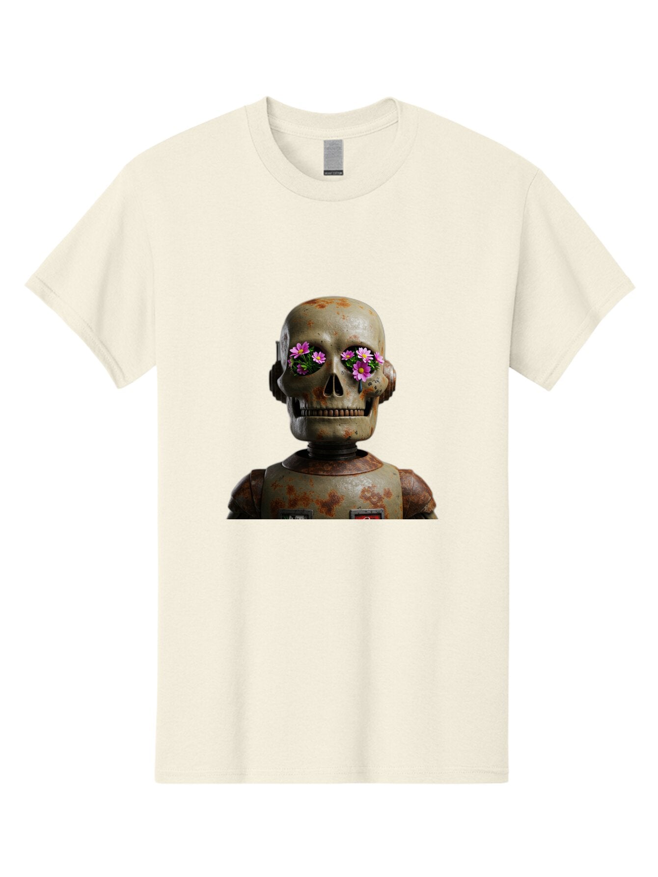 Robot-Skeleton Men'S Graphic Tee, 100% Cotton, Comfortable Casual Summer Wear, Machine Washable, Vintage Camera, Old Camera, Antique Camera, Black Camera, Classic Photography, Photography Equipment, Nostalgic Device, Film Camera, Camera Art Bap952 1
