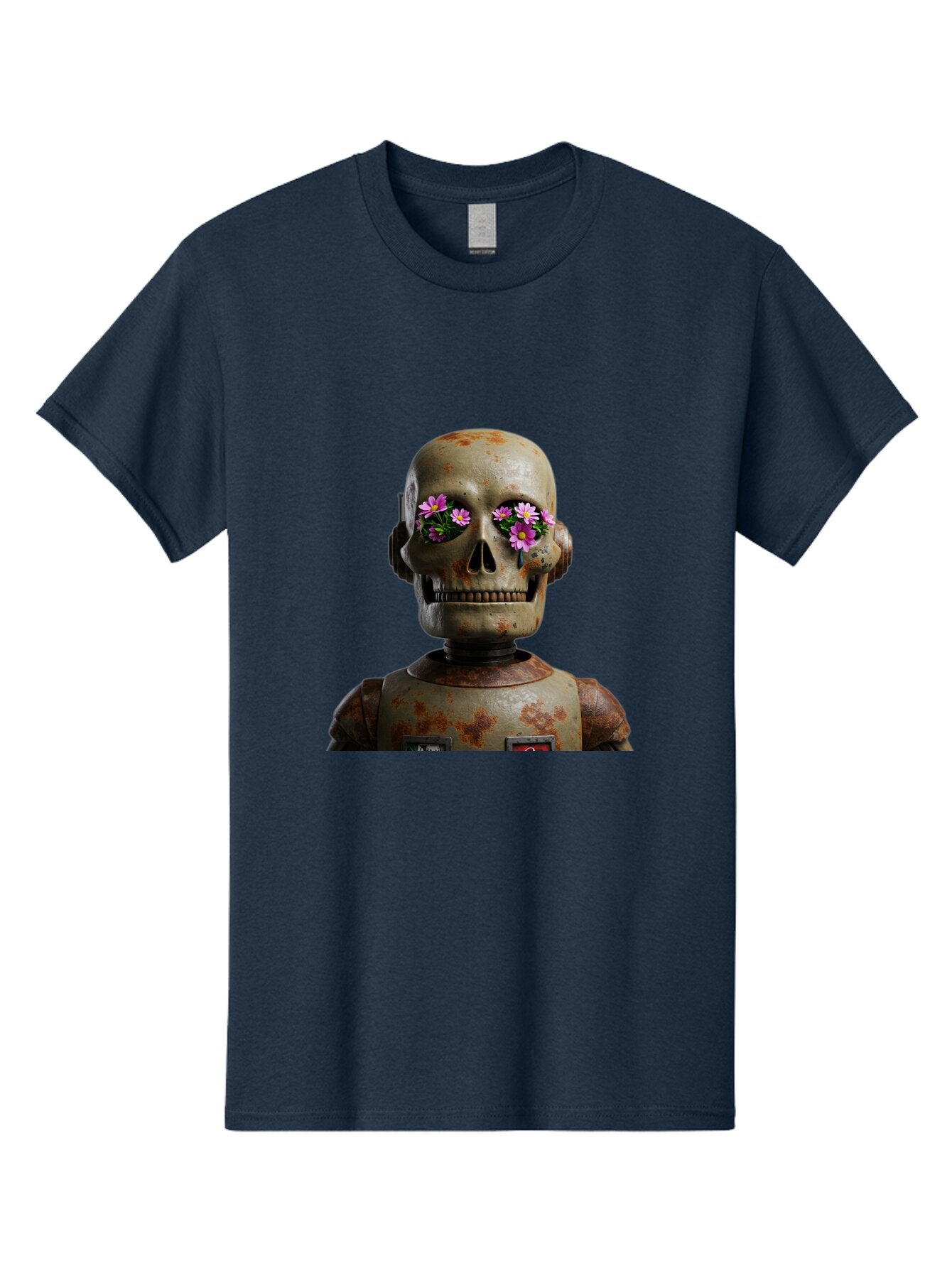 Robot-Skeleton Men'S Graphic Tee, 100% Cotton, Comfortable Casual Summer Wear, Machine Washable, Vintage Camera, Old Camera, Antique Camera, Black Camera, Classic Photography, Photography Equipment, Nostalgic Device, Film Camera, Camera Art Bap952 5