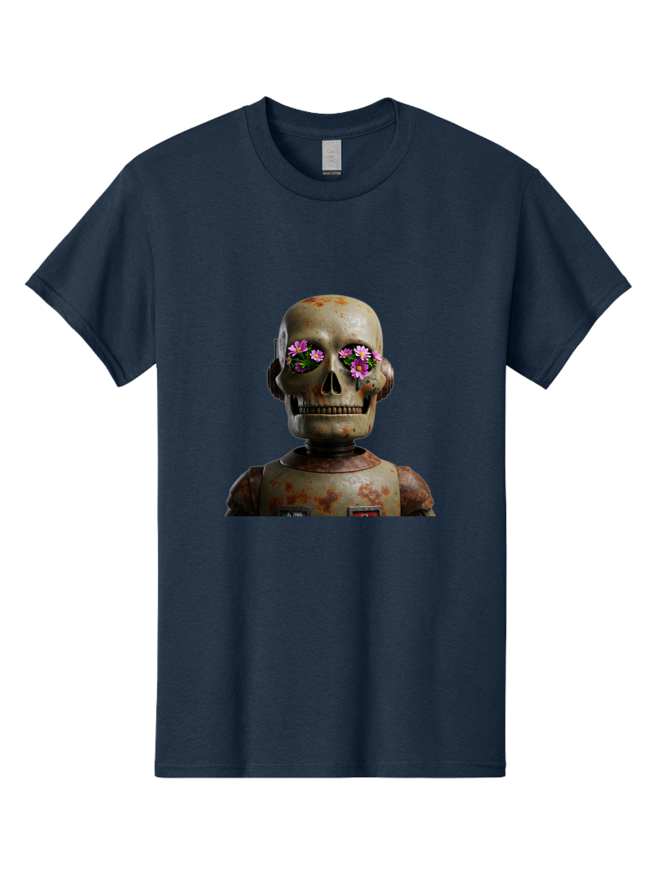 Robot-Skeleton Men'S Graphic Tee, 100% Cotton, Comfortable Casual Summer Wear, Machine Washable, Vintage Camera, Old Camera, Antique Camera, Black Camera, Classic Photography, Photography Equipment, Nostalgic Device, Film Camera, Camera Art Bap952