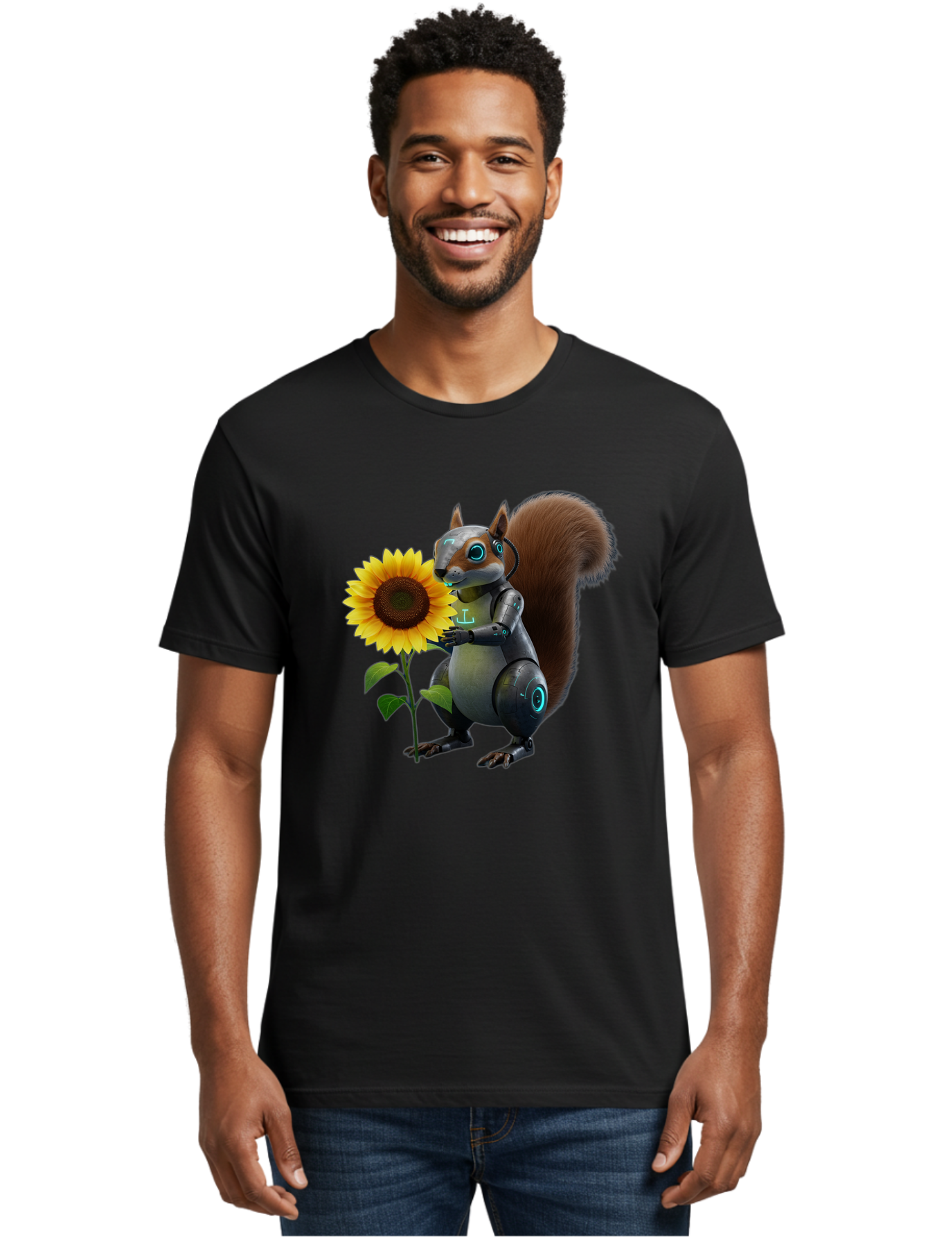 Robot-Squirrel Men'S Graphic Tee, 100% Cotton, Comfortable Casual Summer Wear, Machine Washable, Vintage Camera, Old Camera, Antique Camera, Black Camera, Classic Photography, Photography Equipment, Nostalgic Device, Film Camera, Camera Art Bap953 19