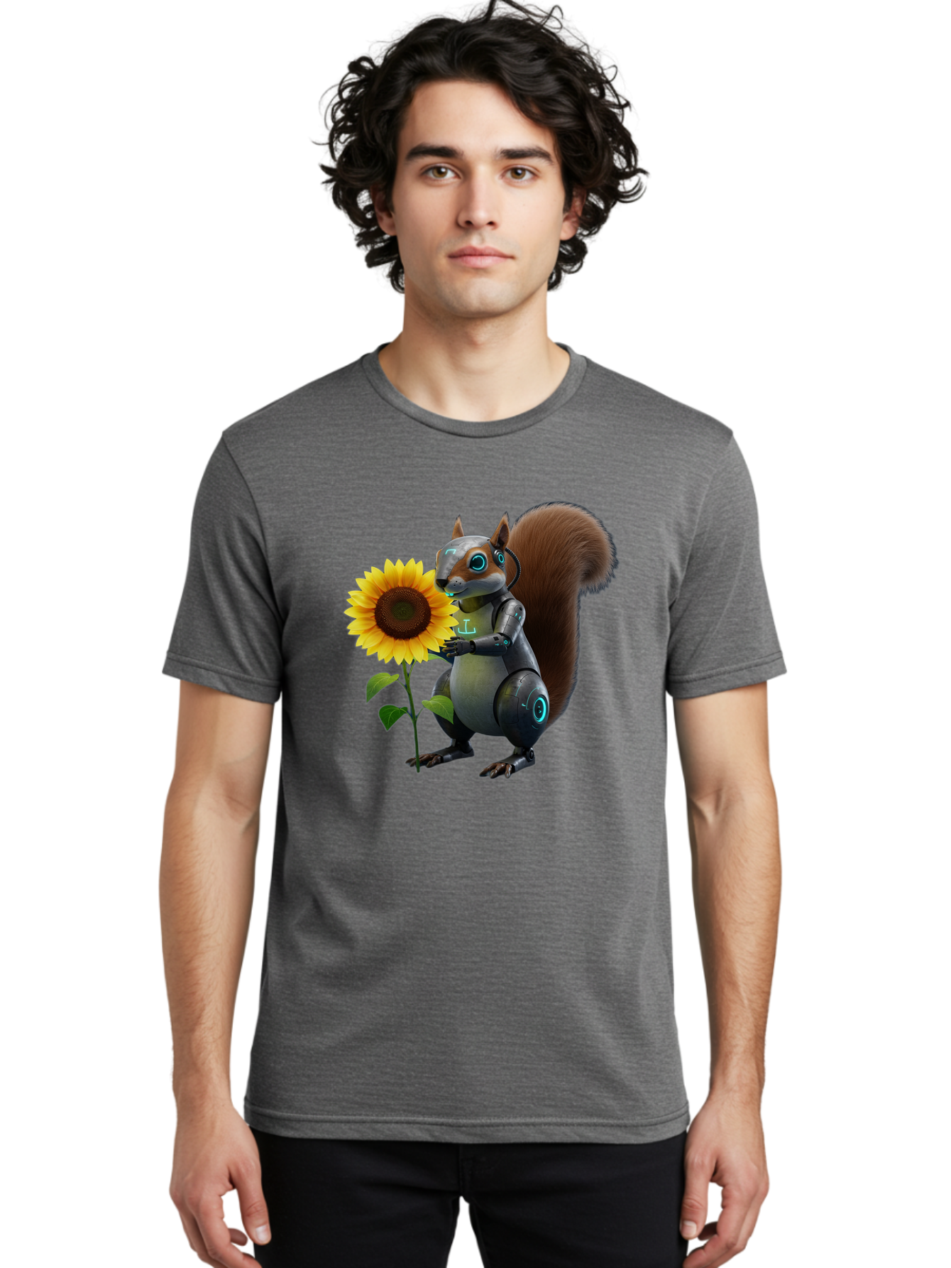 Robot-Squirrel Men'S Graphic Tee, 100% Cotton, Comfortable Casual Summer Wear, Machine Washable, Vintage Camera, Old Camera, Antique Camera, Black Camera, Classic Photography, Photography Equipment, Nostalgic Device, Film Camera, Camera Art Bap953 16