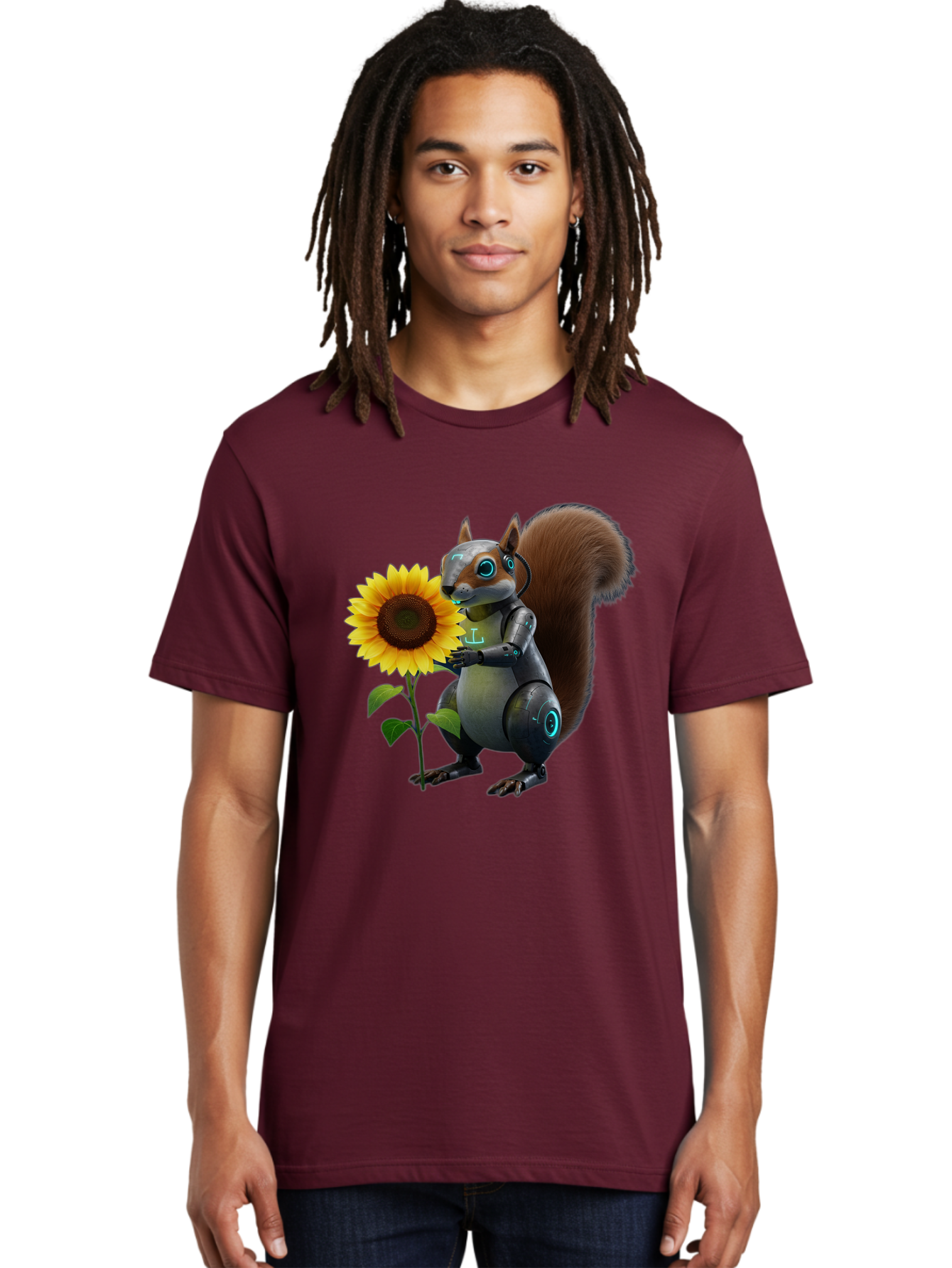 Robot-Squirrel Men'S Graphic Tee, 100% Cotton, Comfortable Casual Summer Wear, Machine Washable, Vintage Camera, Old Camera, Antique Camera, Black Camera, Classic Photography, Photography Equipment, Nostalgic Device, Film Camera, Camera Art Bap953 25