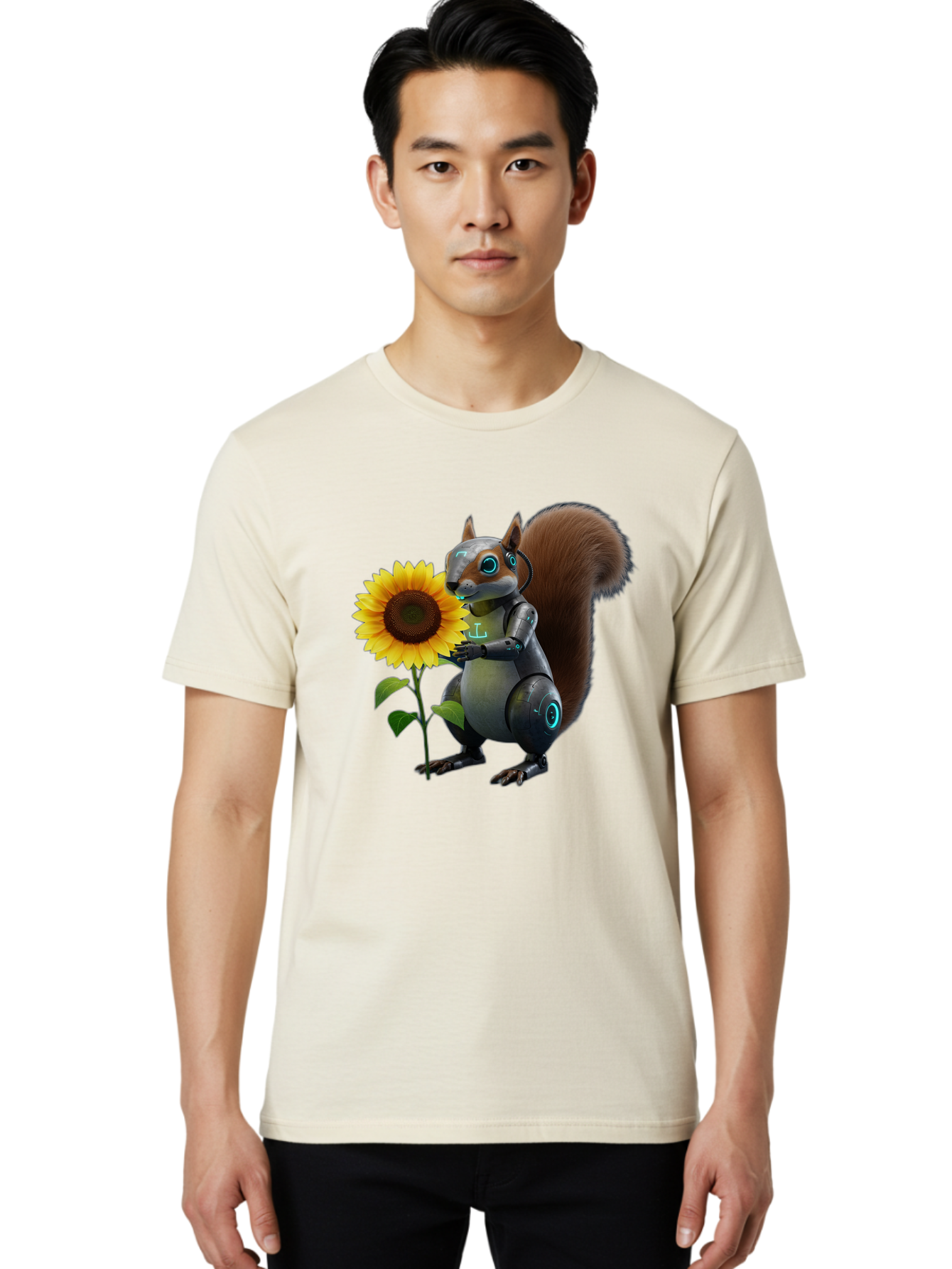 Robot-Squirrel Men'S Graphic Tee, 100% Cotton, Comfortable Casual Summer Wear, Machine Washable, Vintage Camera, Old Camera, Antique Camera, Black Camera, Classic Photography, Photography Equipment, Nostalgic Device, Film Camera, Camera Art Bap953 24