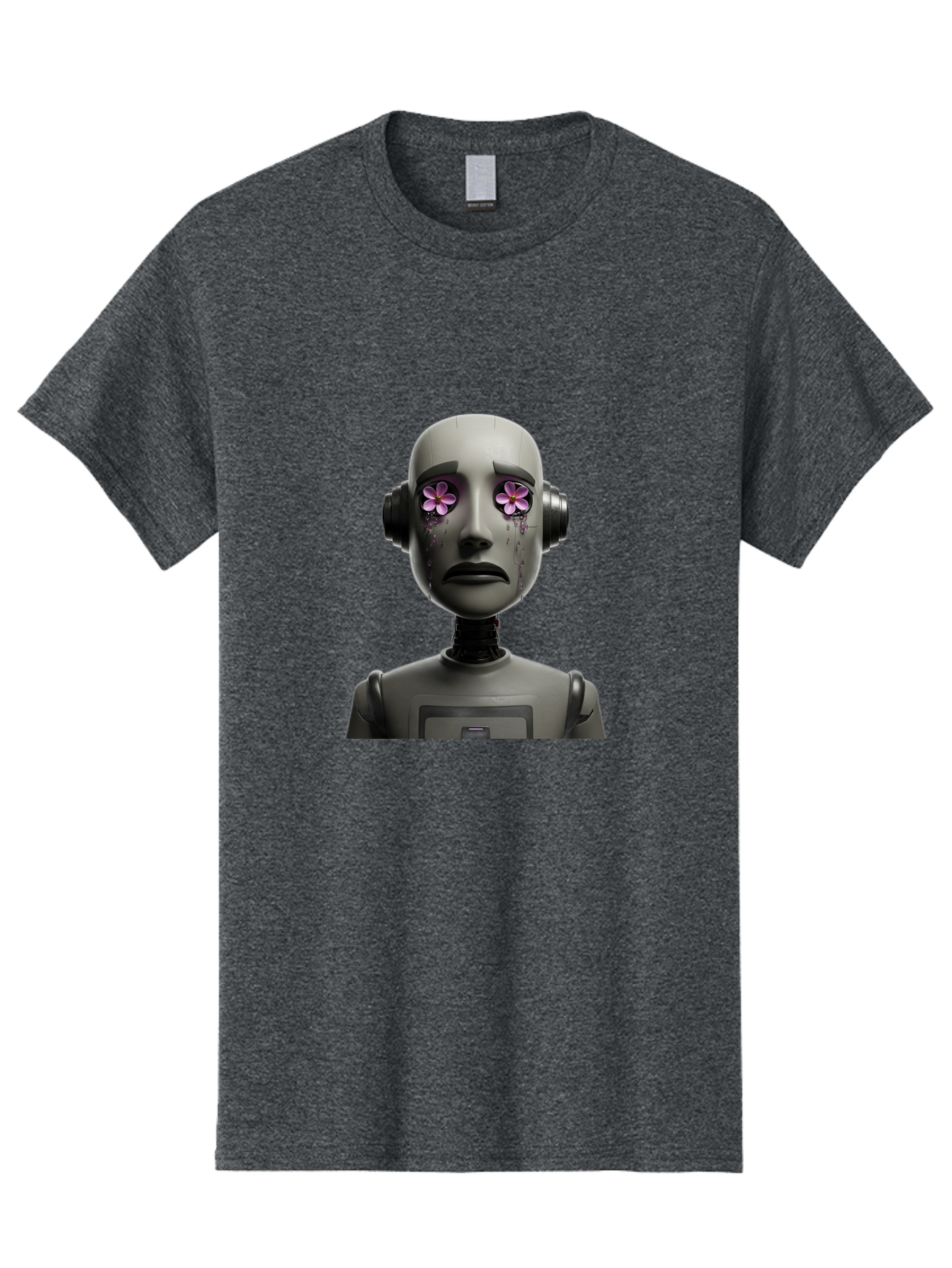 Robot-With-Flowers Men'S Graphic Tee, 100% Cotton, Comfortable Casual Summer Wear, Machine Washable, Vintage Camera, Old Camera, Antique Camera, Black Camera, Classic Photography, Photography Equipment, Nostalgic Device, Film Camera, Bap957 4