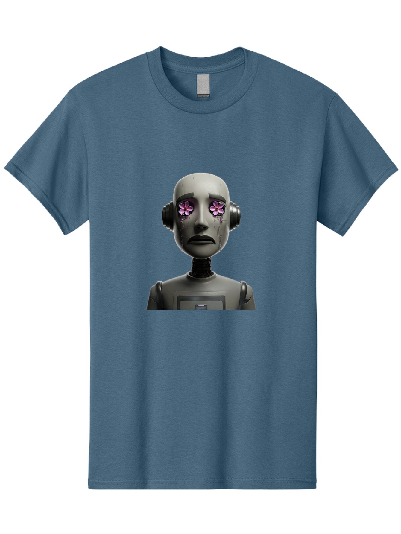 Robot-With-Flowers Men'S Graphic Tee, 100% Cotton, Comfortable Casual Summer Wear, Machine Washable, Vintage Camera, Old Camera, Antique Camera, Black Camera, Classic Photography, Photography Equipment, Nostalgic Device, Film Camera, Bap957 12