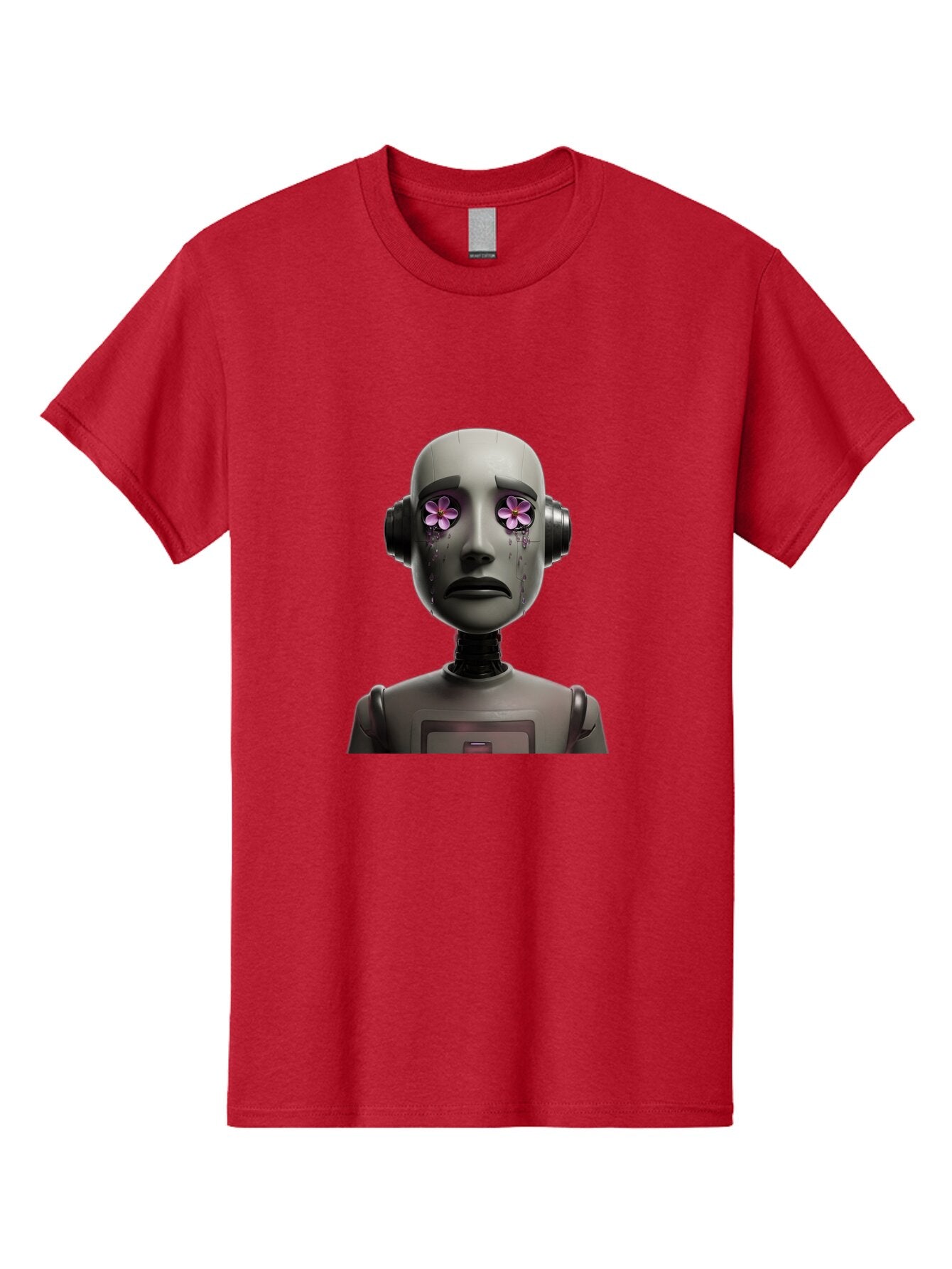 Robot-With-Flowers Men'S Graphic Tee, 100% Cotton, Comfortable Casual Summer Wear, Machine Washable, Vintage Camera, Old Camera, Antique Camera, Black Camera, Classic Photography, Photography Equipment, Nostalgic Device, Film Camera, Bap957 9