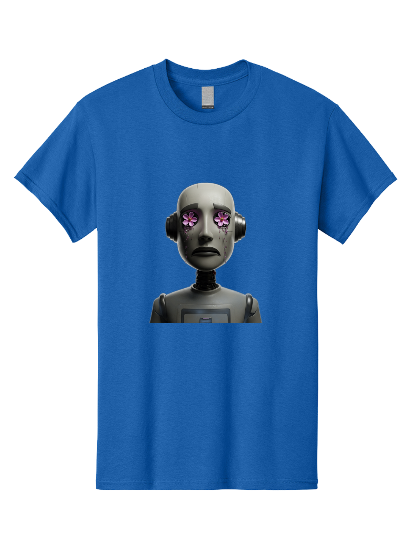 Robot-With-Flowers Men'S Graphic Tee, 100% Cotton, Comfortable Casual Summer Wear, Machine Washable, Vintage Camera, Old Camera, Antique Camera, Black Camera, Classic Photography, Photography Equipment, Nostalgic Device, Film Camera, Bap957 12