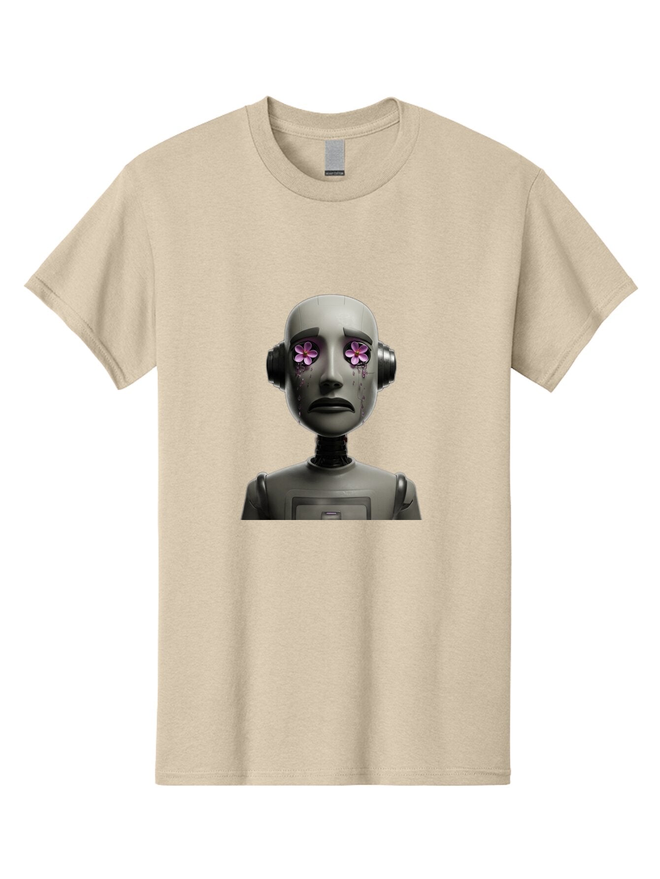 Robot-With-Flowers Men'S Graphic Tee, 100% Cotton, Comfortable Casual Summer Wear, Machine Washable, Vintage Camera, Old Camera, Antique Camera, Black Camera, Classic Photography, Photography Equipment, Nostalgic Device, Film Camera, Bap957 10