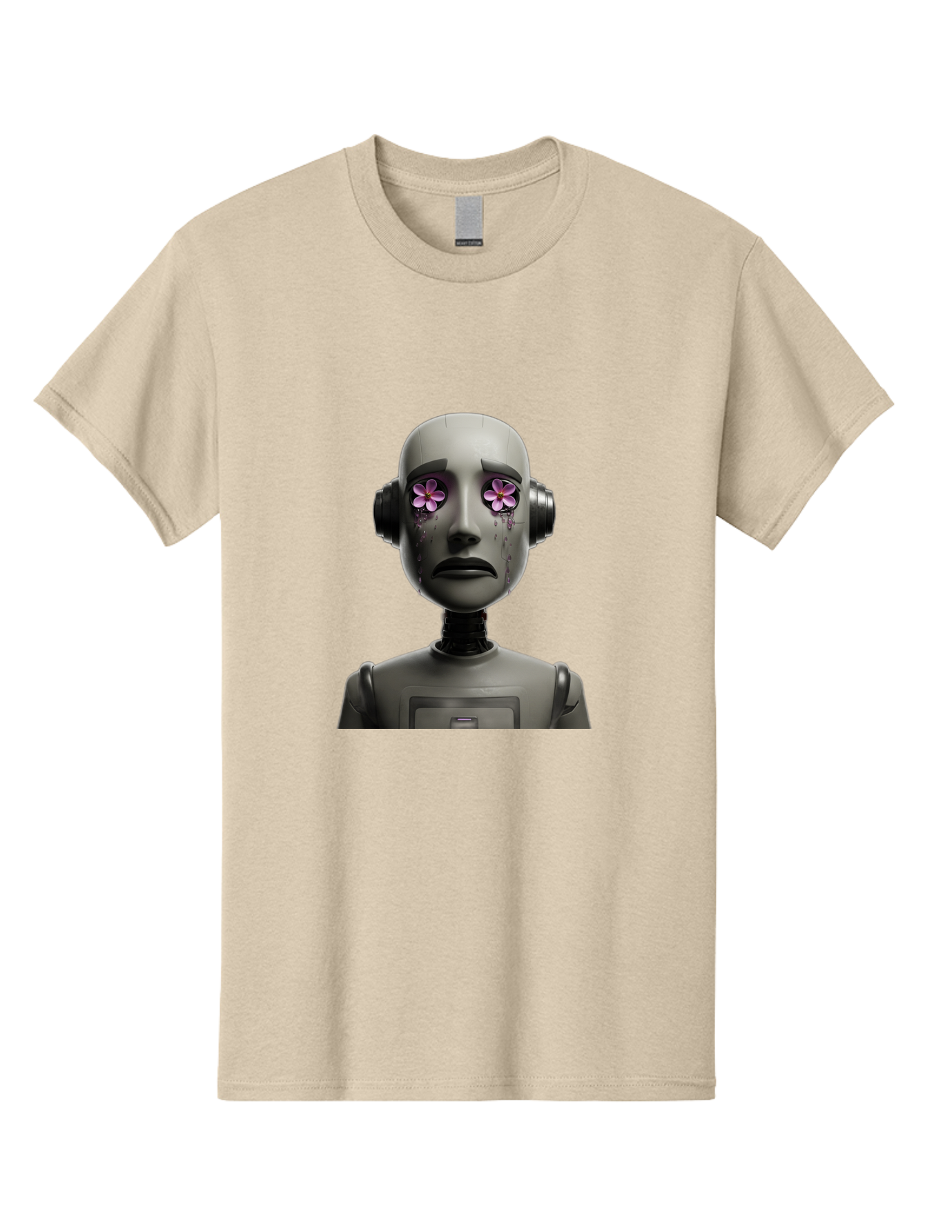 Robot-With-Flowers Men'S Graphic Tee, 100% Cotton, Comfortable Casual Summer Wear, Machine Washable, Vintage Camera, Old Camera, Antique Camera, Black Camera, Classic Photography, Photography Equipment, Nostalgic Device, Film Camera, Bap957 15