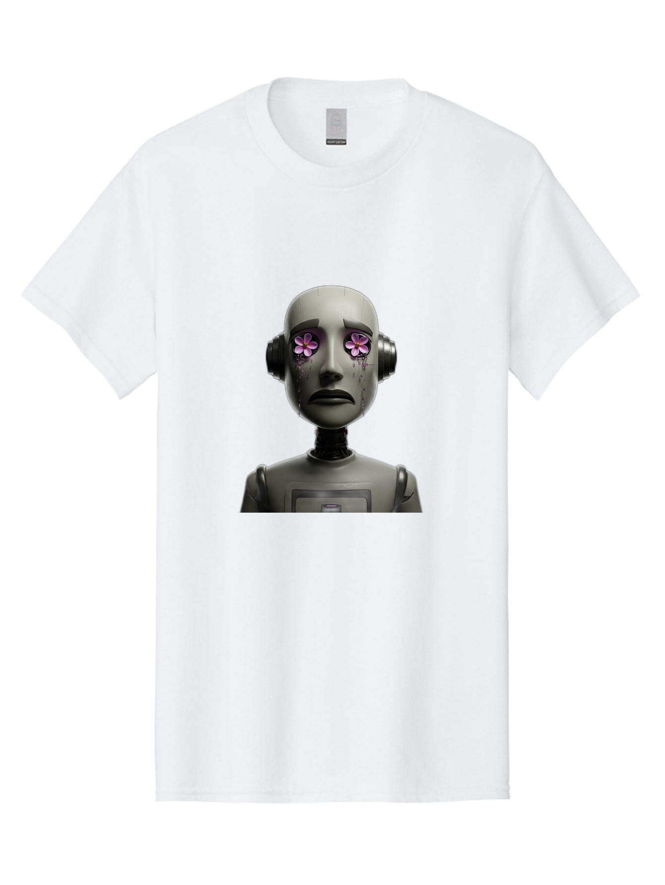 Robot-With-Flowers Men'S Graphic Tee, 100% Cotton, Comfortable Casual Summer Wear, Machine Washable, Vintage Camera, Old Camera, Antique Camera, Black Camera, Classic Photography, Photography Equipment, Nostalgic Device, Film Camera, Bap957 7