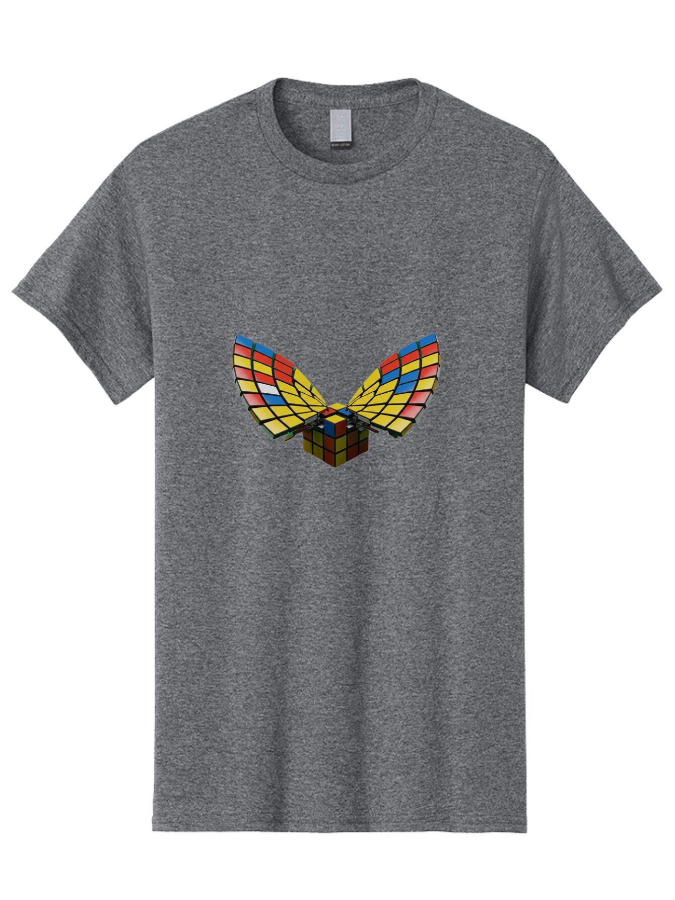 Rubik-S-Cube-Butterfly Men'S Graphic Tee, 100% Cotton, Comfortable Casual Summer Wear, Machine Washable, Vintage Camera, Old Camera, Antique Camera, Black Camera, Classic Photography, Photography Equipment, Nostalgic Device, Film Camera, Bap959 3