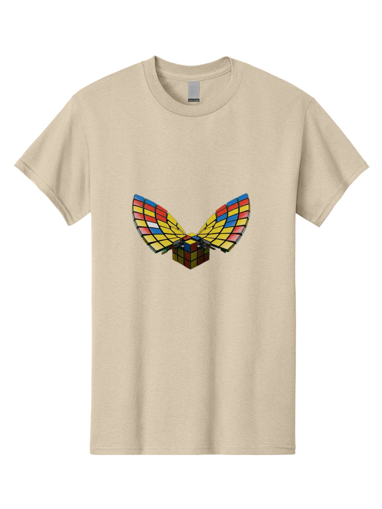 Rubik-S-Cube-Butterfly Men'S Graphic Tee, 100% Cotton, Comfortable Casual Summer Wear, Machine Washable, Vintage Camera, Old Camera, Antique Camera, Black Camera, Classic Photography, Photography Equipment, Nostalgic Device, Film Camera, Bap959 15