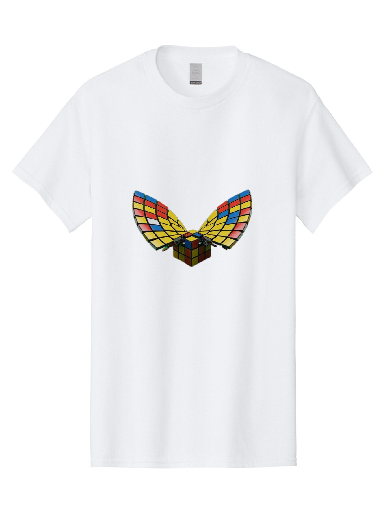 Rubik-S-Cube-Butterfly Men'S Graphic Tee, 100% Cotton, Comfortable Casual Summer Wear, Machine Washable, Vintage Camera, Old Camera, Antique Camera, Black Camera, Classic Photography, Photography Equipment, Nostalgic Device, Film Camera, Bap959 2