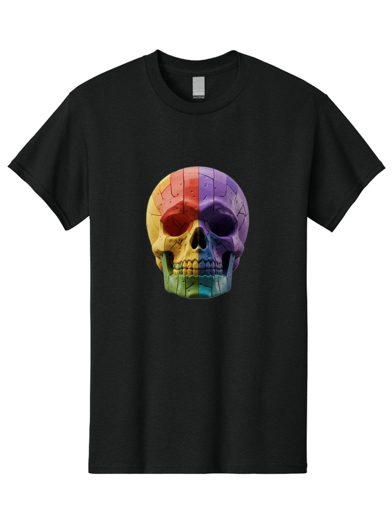 Rubik-Skull Men'S Graphic Tee, 100% Cotton, Comfortable Casual Summer Wear, Machine Washable, Vintage Camera, Old Camera, Antique Camera, Black Camera, Classic Photography, Photography Equipment, Nostalgic Device, Film Camera, Camera Art Bap961 7