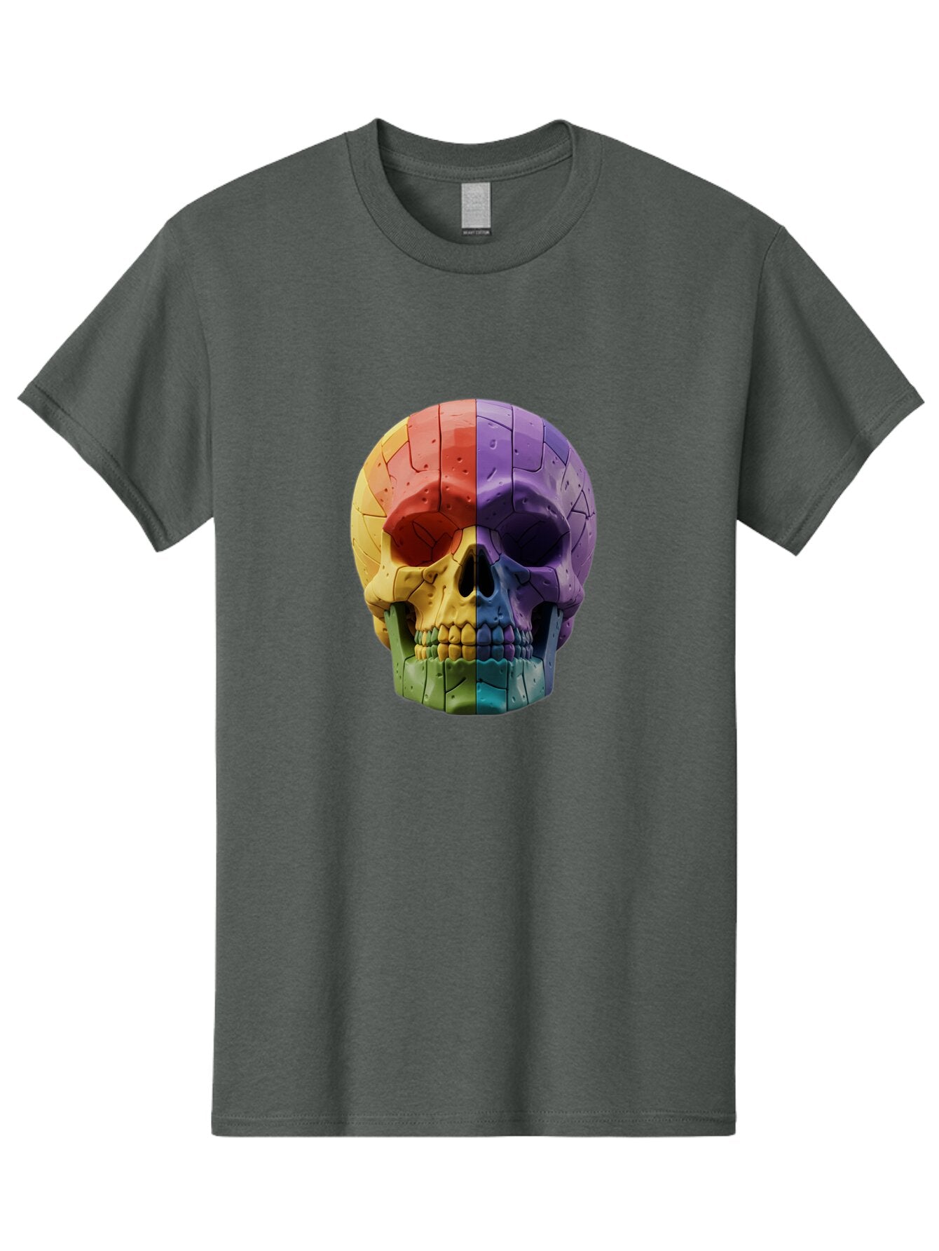 Rubik-Skull Men'S Graphic Tee, 100% Cotton, Comfortable Casual Summer Wear, Machine Washable, Vintage Camera, Old Camera, Antique Camera, Black Camera, Classic Photography, Photography Equipment, Nostalgic Device, Film Camera, Camera Art Bap961