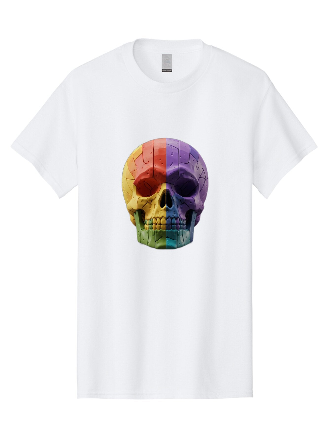 Rubik-Skull Men'S Graphic Tee, 100% Cotton, Comfortable Casual Summer Wear, Machine Washable, Vintage Camera, Old Camera, Antique Camera, Black Camera, Classic Photography, Photography Equipment, Nostalgic Device, Film Camera, Camera Art Bap961