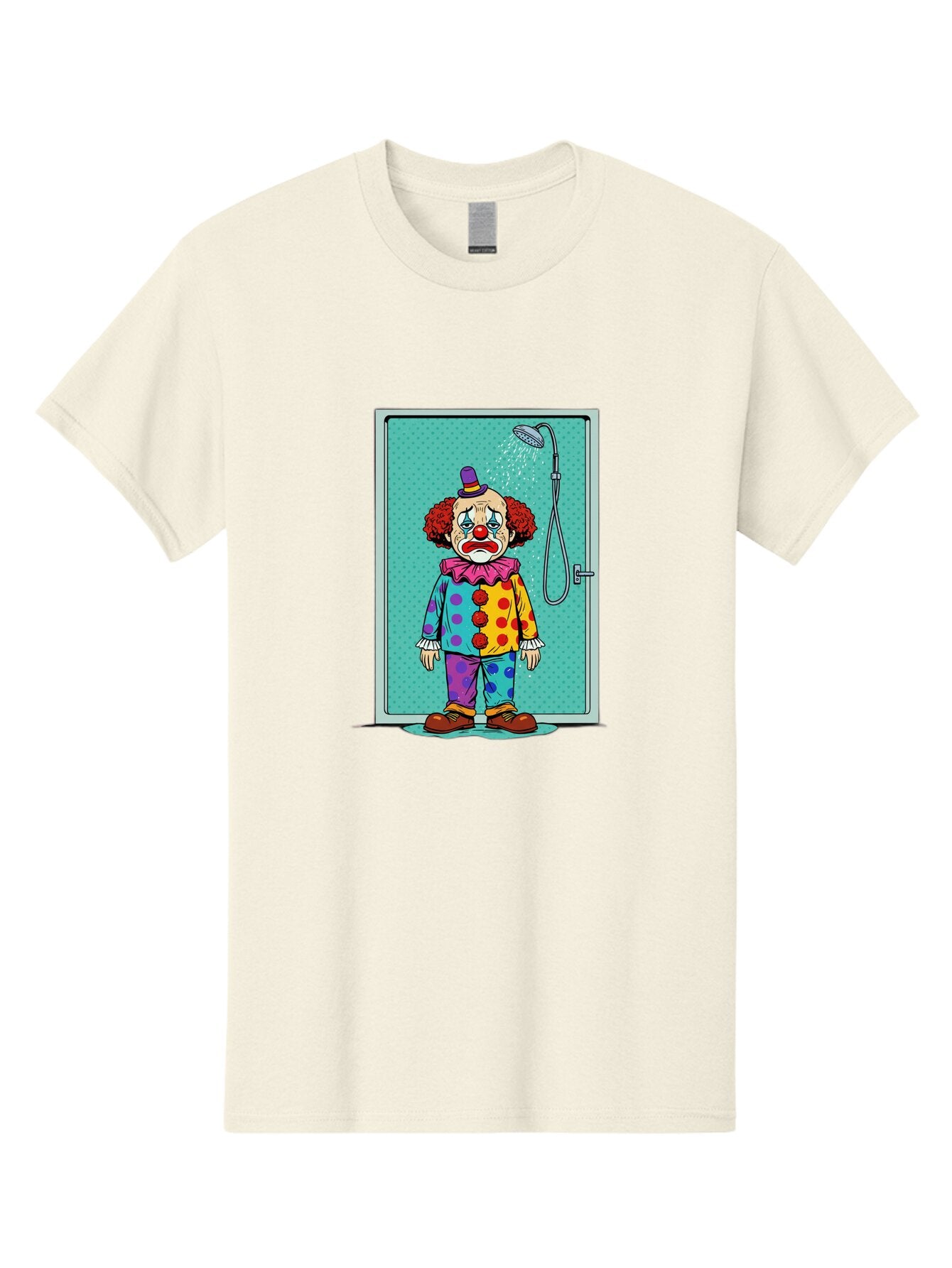 Sad-Clown-In-Shower Men'S Graphic Tee, 100% Cotton, Comfortable Casual Summer Wear, Machine Washable, Vintage Camera, Old Camera, Antique Camera, Black Camera, Classic Photography, Photography Equipment, Nostalgic Device, Film Camera, Bap967 13