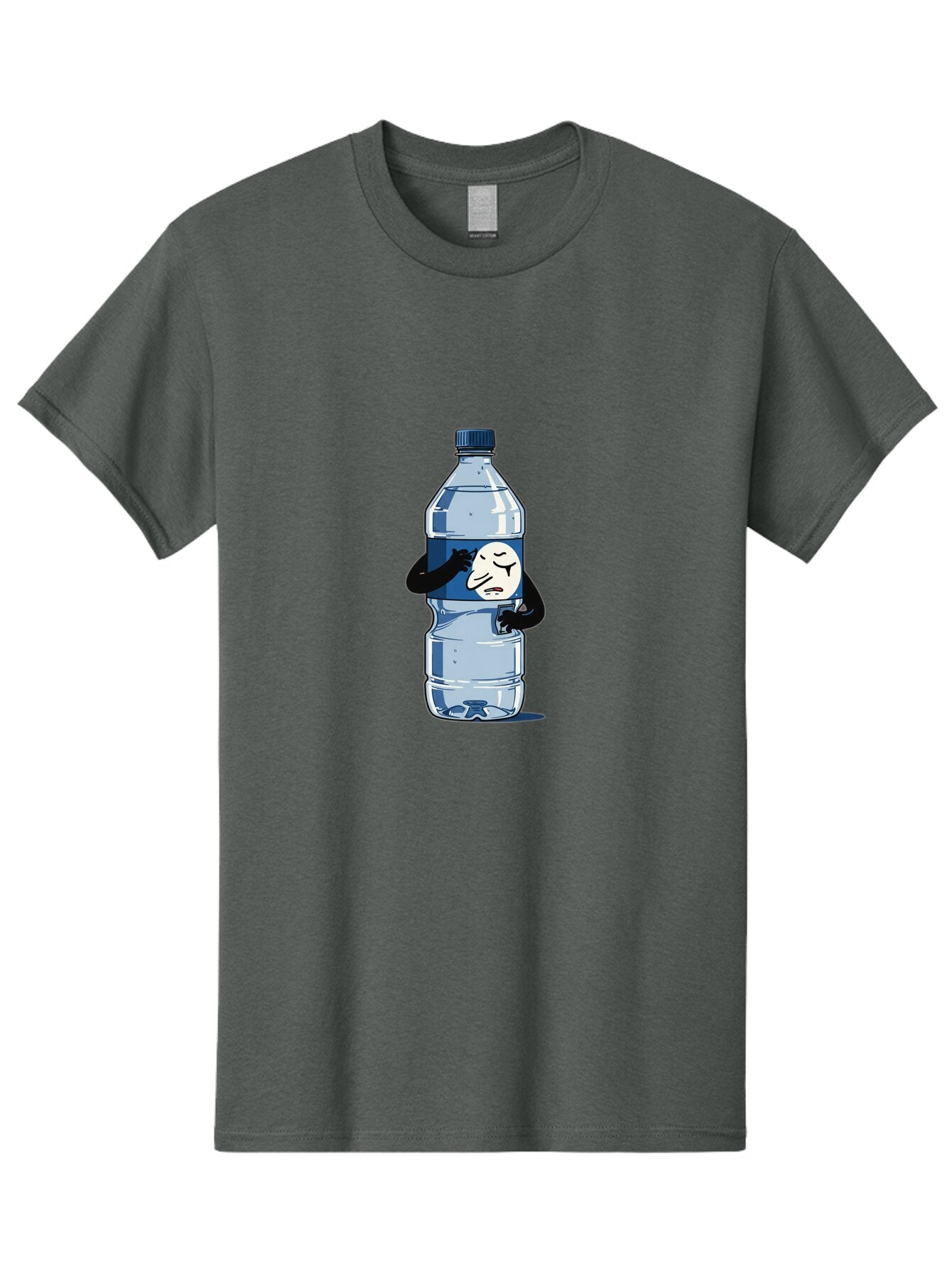Sad-Emoji-Water-Bottle Men'S Graphic Tee, 100% Cotton, Comfortable Casual Summer Wear, Machine Washable, Vintage Camera, Old Camera, Antique Camera, Black Camera, Classic Photography, Photography Equipment, Nostalgic Device, Film Camera, Bap969 8