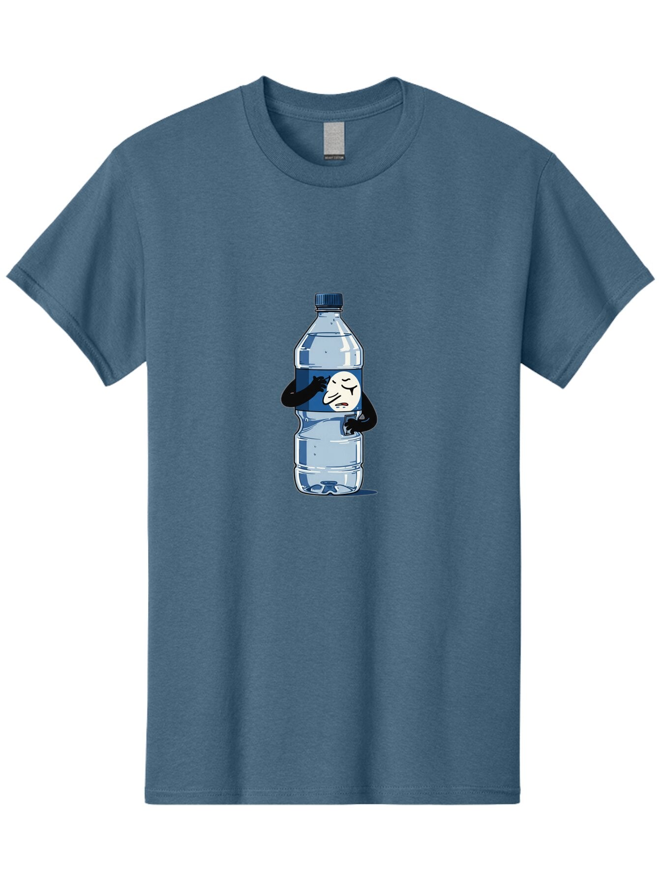 Sad-Emoji-Water-Bottle Men'S Graphic Tee, 100% Cotton, Comfortable Casual Summer Wear, Machine Washable, Vintage Camera, Old Camera, Antique Camera, Black Camera, Classic Photography, Photography Equipment, Nostalgic Device, Film Camera, Bap969 14
