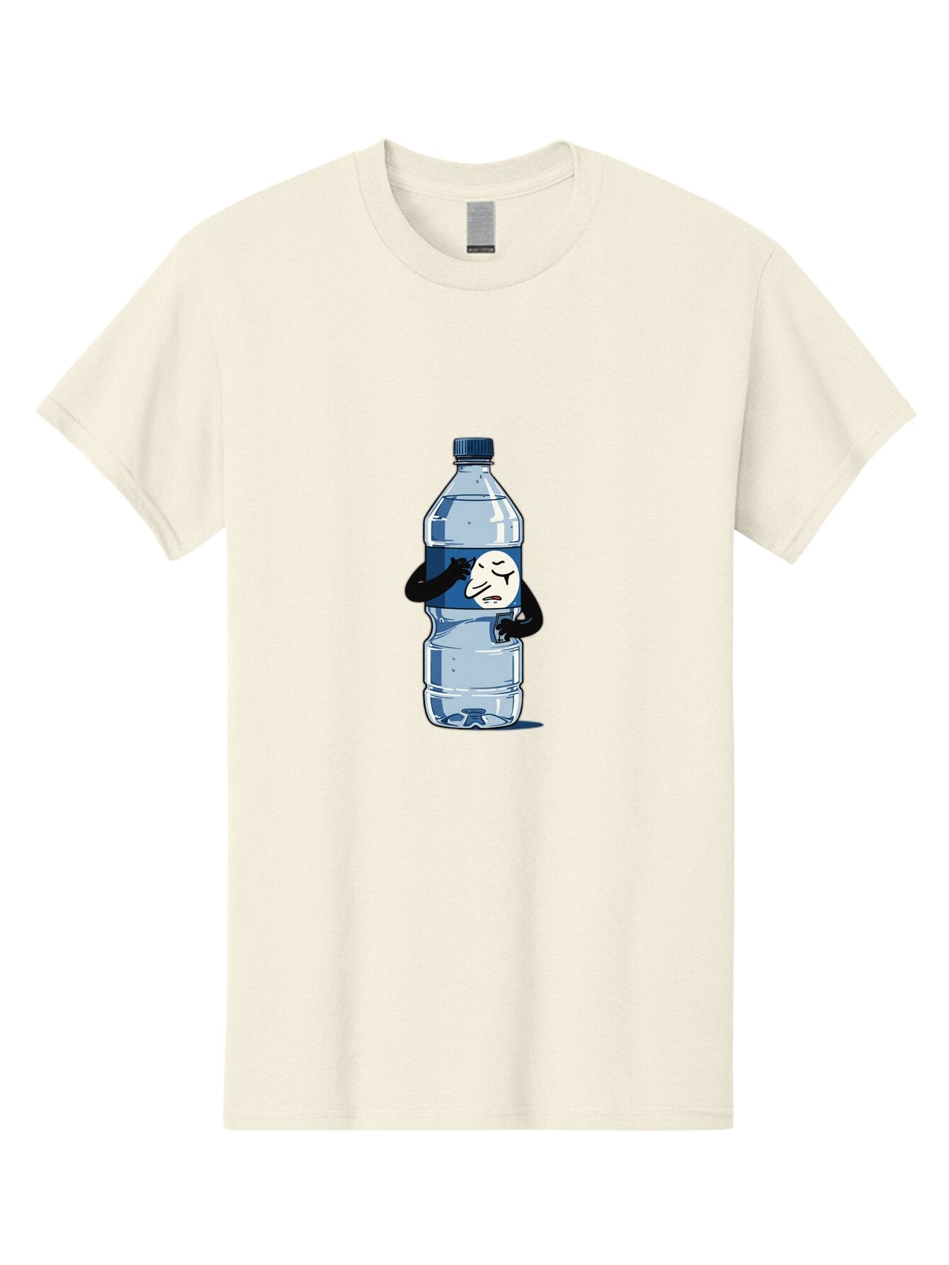 Sad-Emoji-Water-Bottle Men'S Graphic Tee, 100% Cotton, Comfortable Casual Summer Wear, Machine Washable, Vintage Camera, Old Camera, Antique Camera, Black Camera, Classic Photography, Photography Equipment, Nostalgic Device, Film Camera, Bap969 1