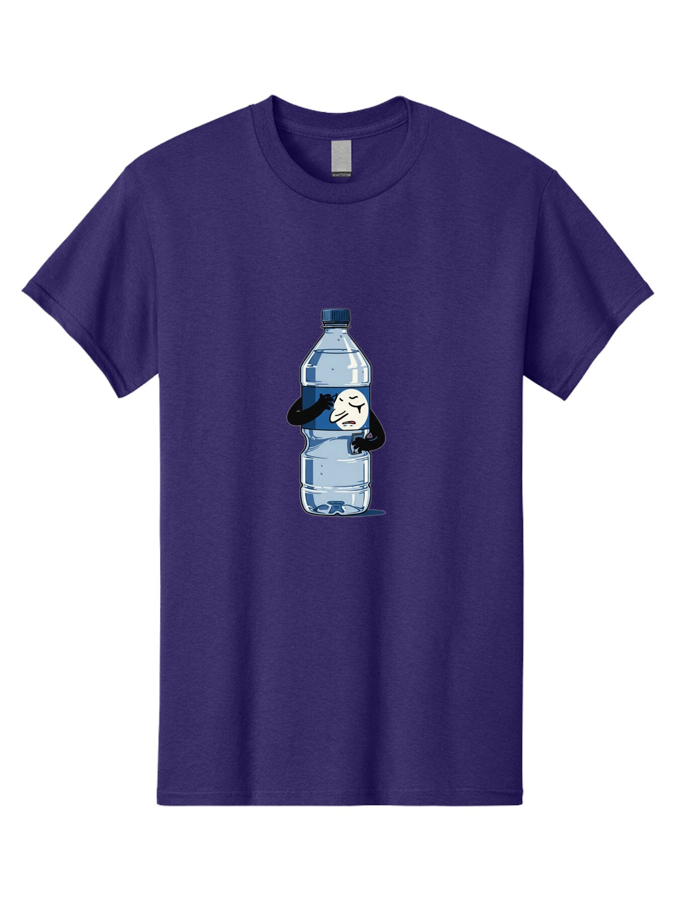 Sad-Emoji-Water-Bottle Men'S Graphic Tee, 100% Cotton, Comfortable Casual Summer Wear, Machine Washable, Vintage Camera, Old Camera, Antique Camera, Black Camera, Classic Photography, Photography Equipment, Nostalgic Device, Film Camera, Bap969 6