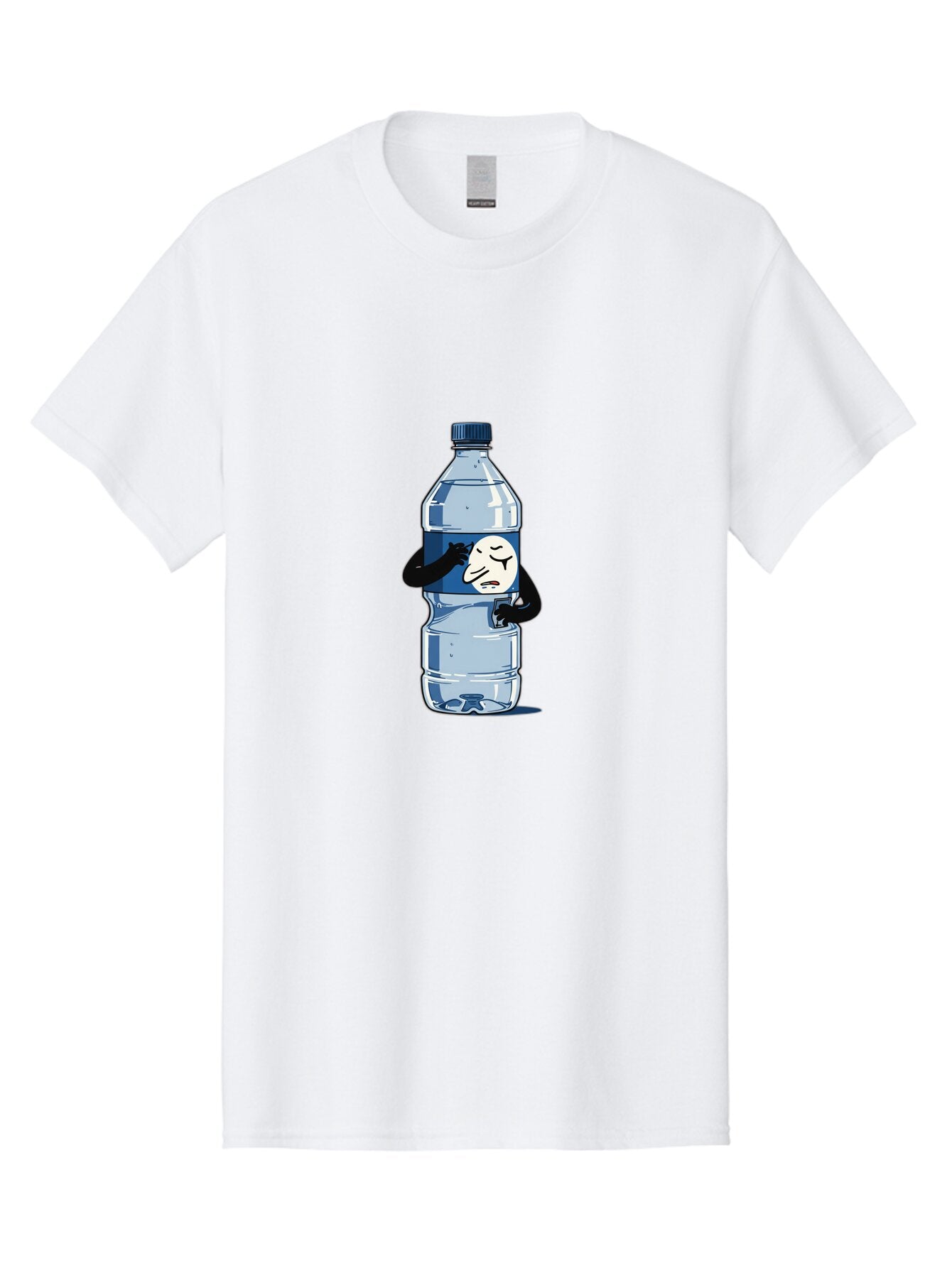 Sad-Emoji-Water-Bottle Men'S Graphic Tee, 100% Cotton, Comfortable Casual Summer Wear, Machine Washable, Vintage Camera, Old Camera, Antique Camera, Black Camera, Classic Photography, Photography Equipment, Nostalgic Device, Film Camera, Bap969 4