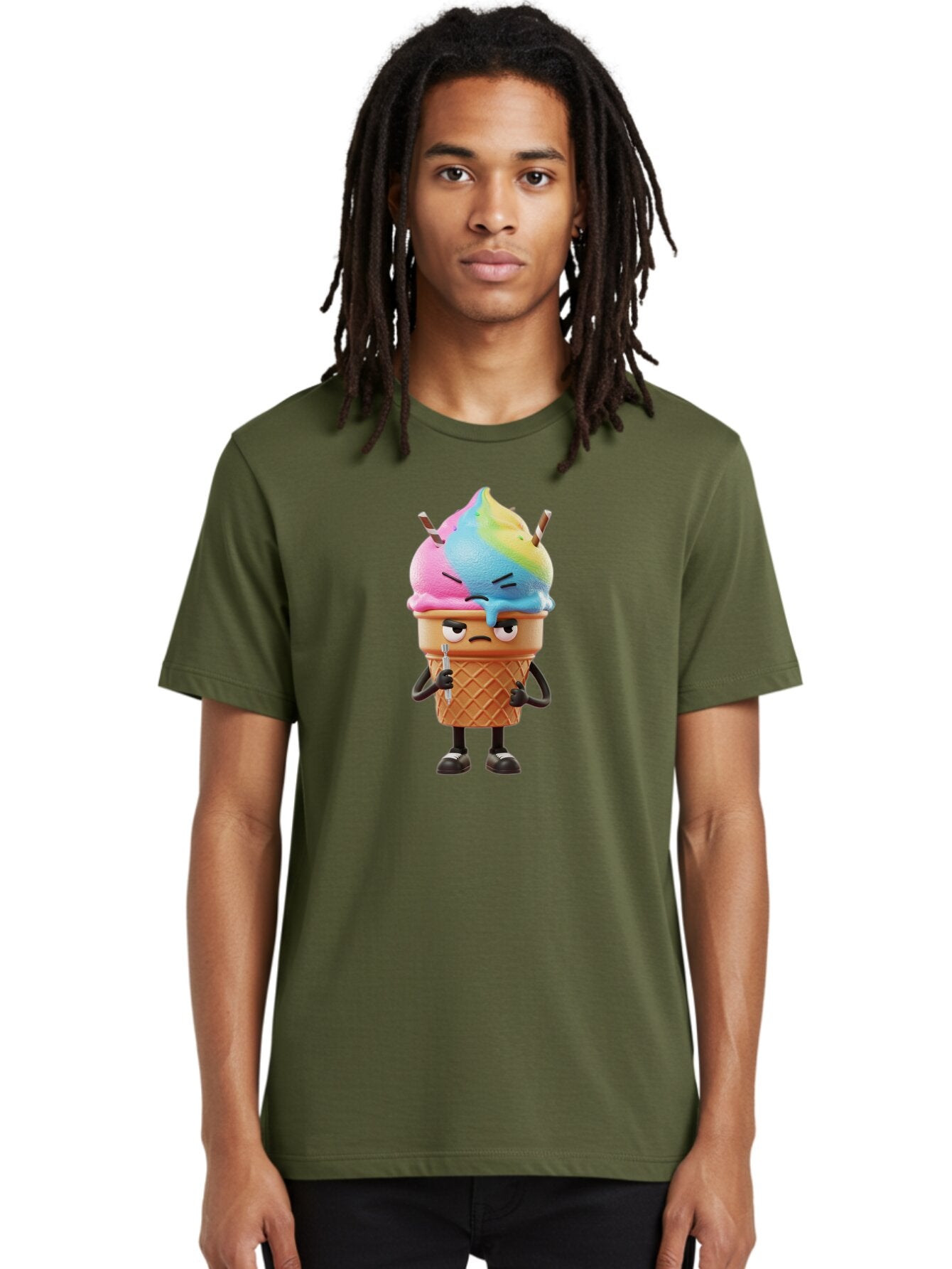 Sad-Ice-Cream Men'S Graphic Tee, 100% Cotton, Comfortable Casual Summer Wear, Machine Washable, Vintage Camera, Old Camera, Antique Camera, Black Camera, Classic Photography, Photography Equipment, Nostalgic Device, Film Camera, Camera Art Bap970 21