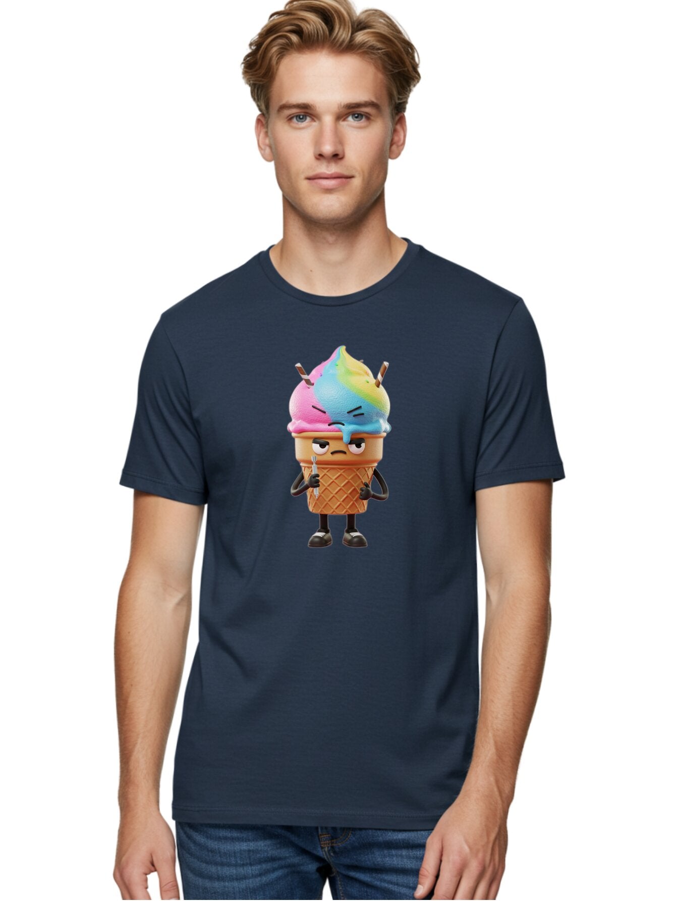 Sad-Ice-Cream Men'S Graphic Tee, 100% Cotton, Comfortable Casual Summer Wear, Machine Washable, Vintage Camera, Old Camera, Antique Camera, Black Camera, Classic Photography, Photography Equipment, Nostalgic Device, Film Camera, Camera Art Bap970 23