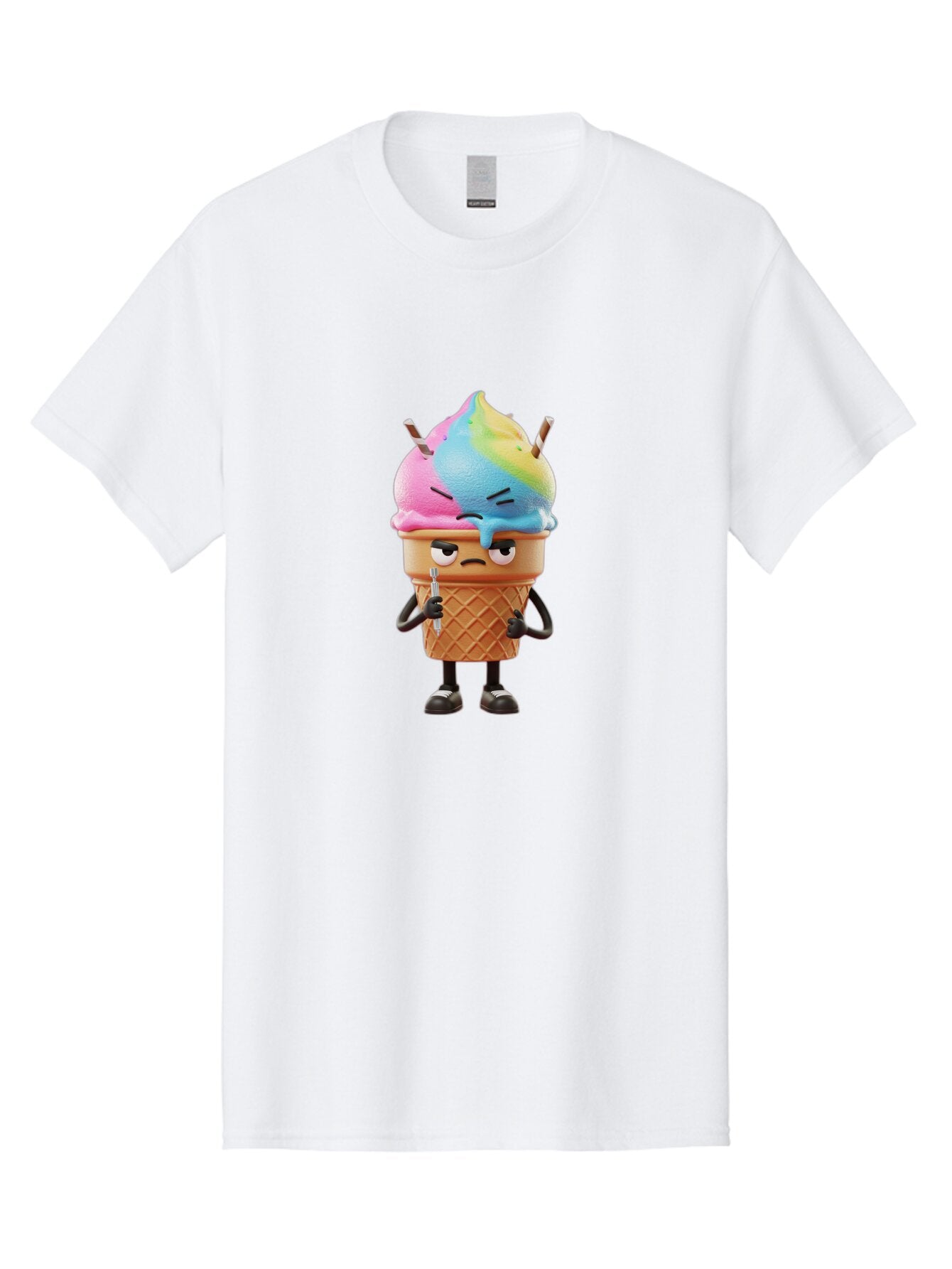 Sad-Ice-Cream Men'S Graphic Tee, 100% Cotton, Comfortable Casual Summer Wear, Machine Washable, Vintage Camera, Old Camera, Antique Camera, Black Camera, Classic Photography, Photography Equipment, Nostalgic Device, Film Camera, Camera Art Bap970 4