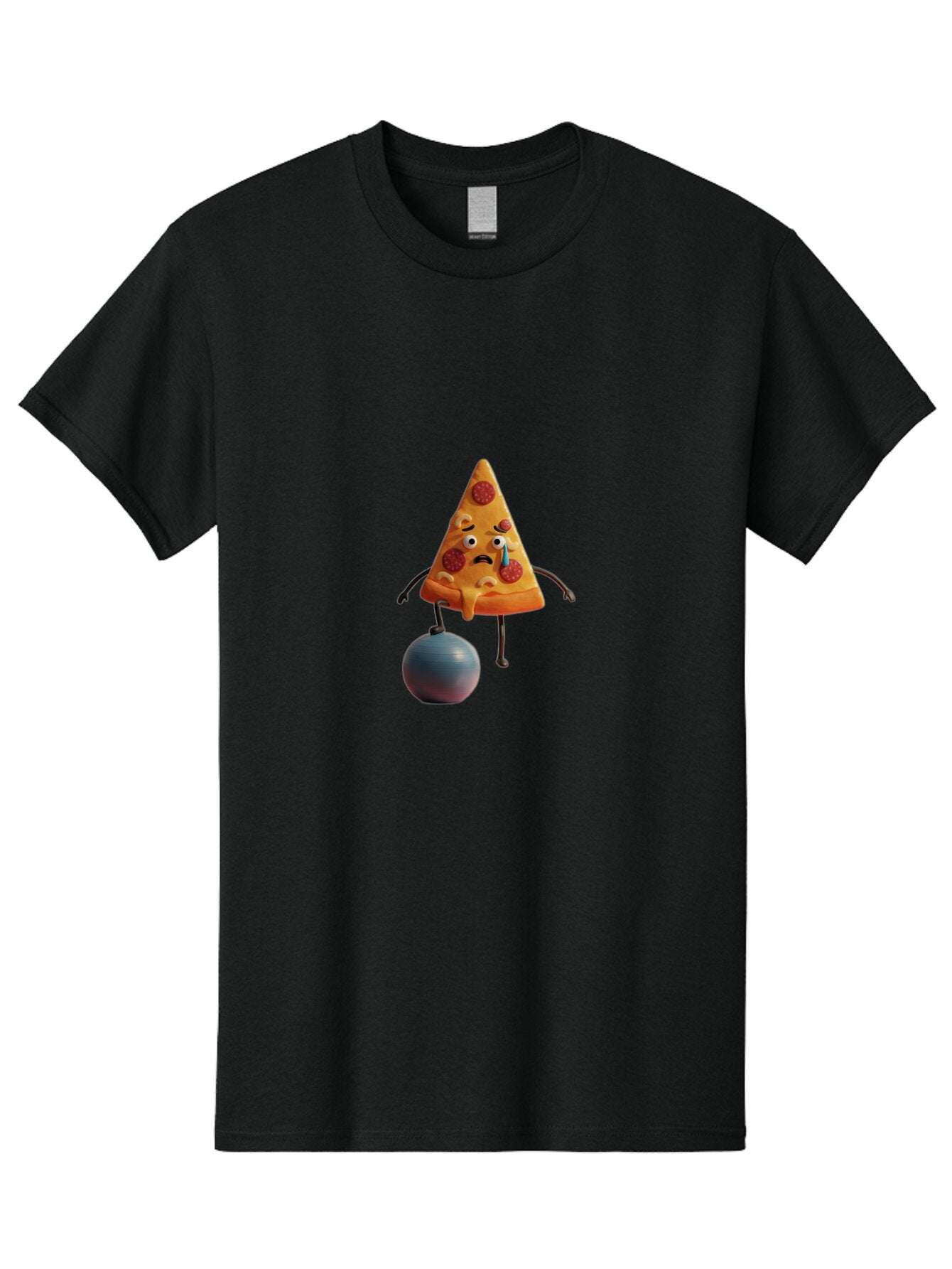 Sad-Pizza-1 Men'S Graphic Tee, 100% Cotton, Comfortable Casual Summer Wear, Machine Washable, Vintage Camera, Old Camera, Antique Camera, Black Camera, Classic Photography, Photography Equipment, Nostalgic Device, Film Camera, Camera Art Bap972 10