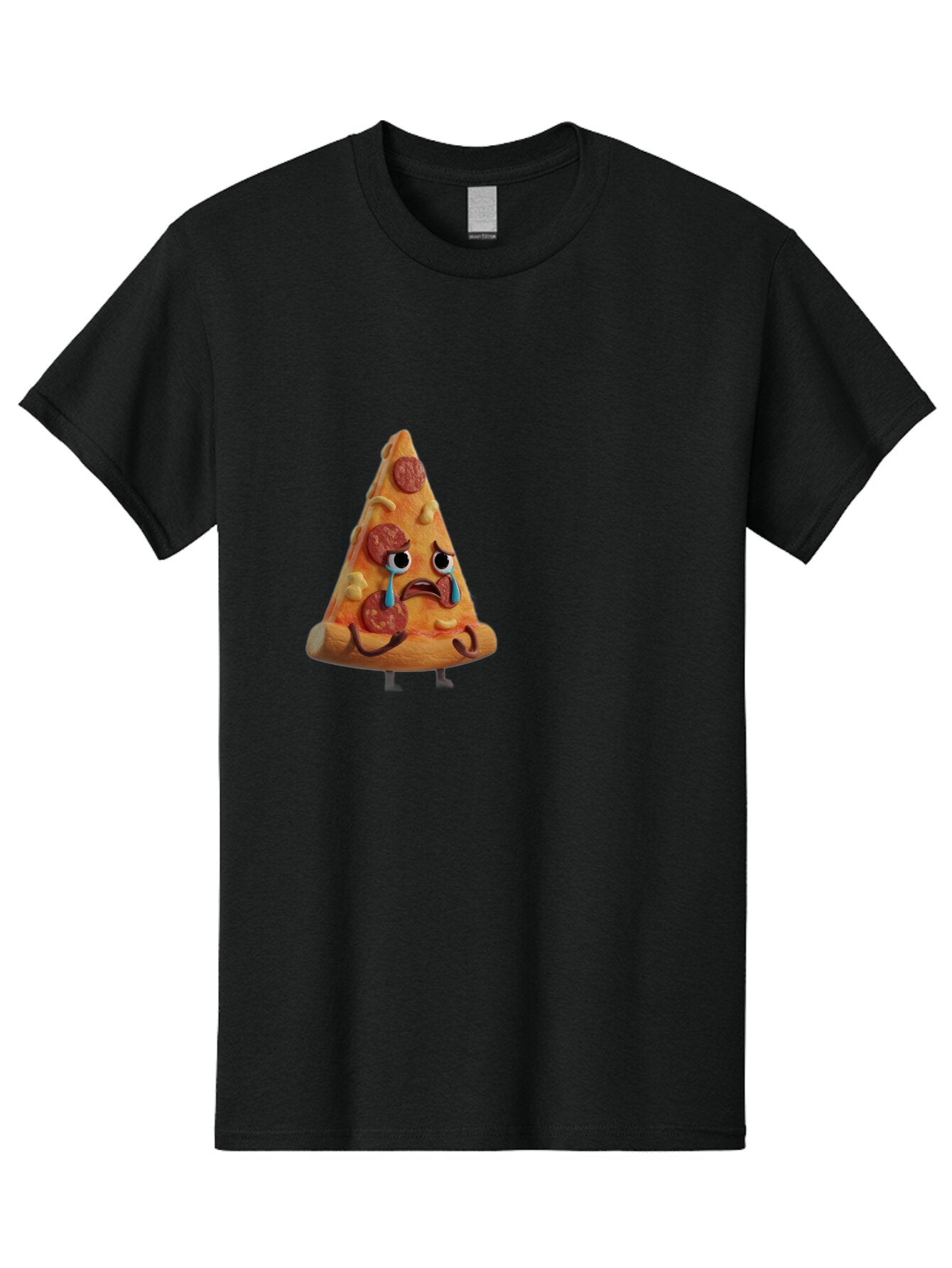 Sad-Pizza-Slice-1 Men'S Graphic Tee, 100% Cotton, Comfortable Casual Summer Wear, Machine Washable, Vintage Camera, Old Camera, Antique Camera, Black Camera, Classic Photography, Photography Equipment, Nostalgic Device, Film Camera, Camera Art Bap973 4