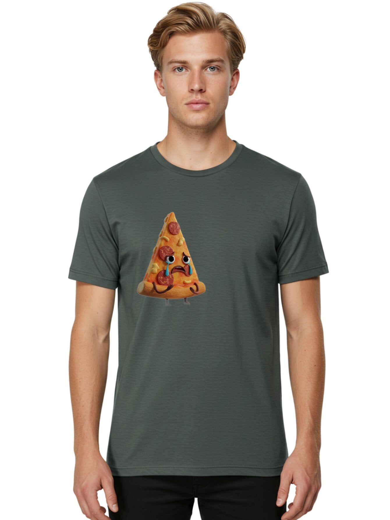 Sad-Pizza-Slice-1 Men'S Graphic Tee, 100% Cotton, Comfortable Casual Summer Wear, Machine Washable, Vintage Camera, Old Camera, Antique Camera, Black Camera, Classic Photography, Photography Equipment, Nostalgic Device, Film Camera, Camera Art Bap973 26