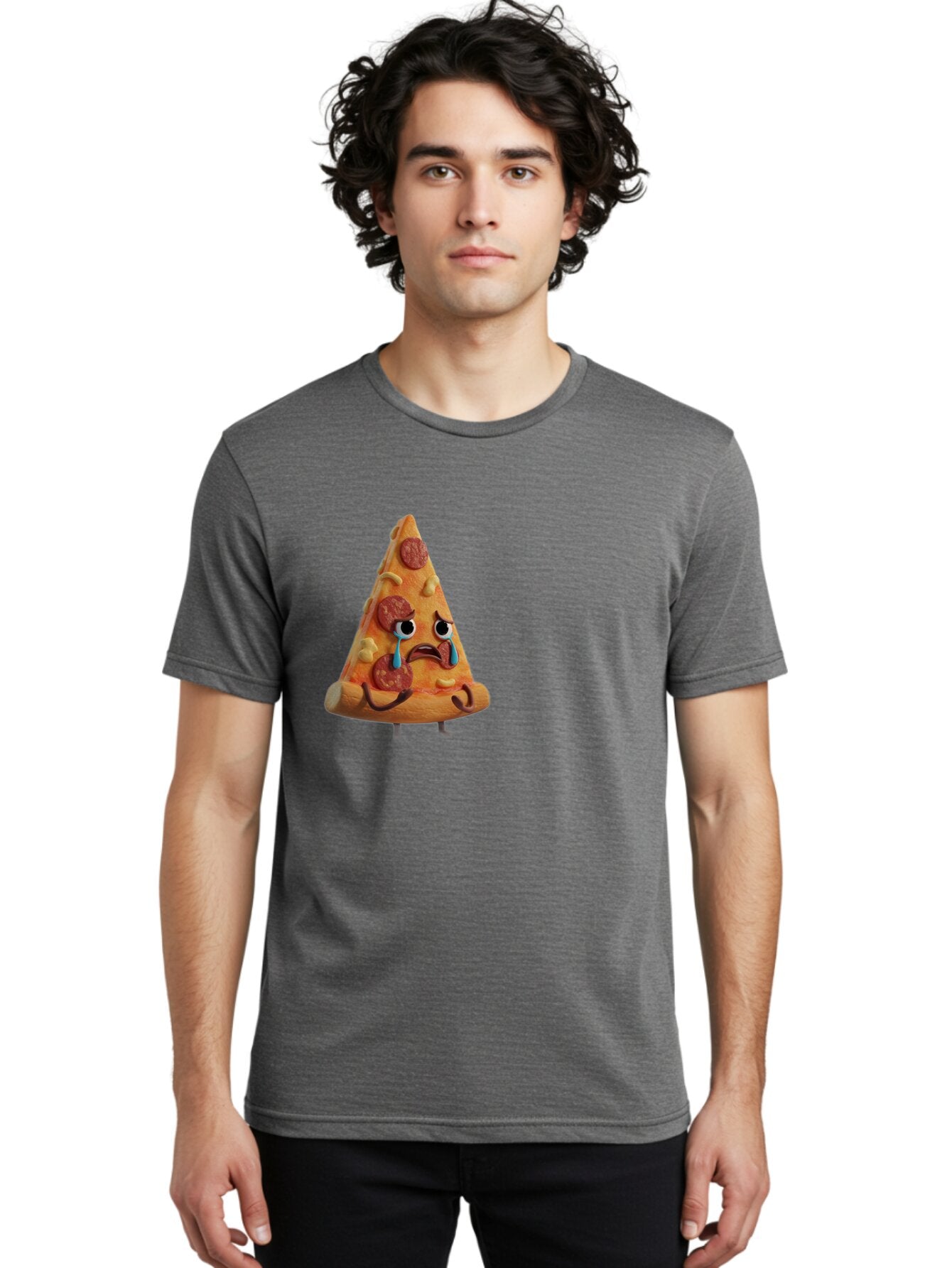 Sad-Pizza-Slice-1 Men'S Graphic Tee, 100% Cotton, Comfortable Casual Summer Wear, Machine Washable, Vintage Camera, Old Camera, Antique Camera, Black Camera, Classic Photography, Photography Equipment, Nostalgic Device, Film Camera, Camera Art Bap973 19