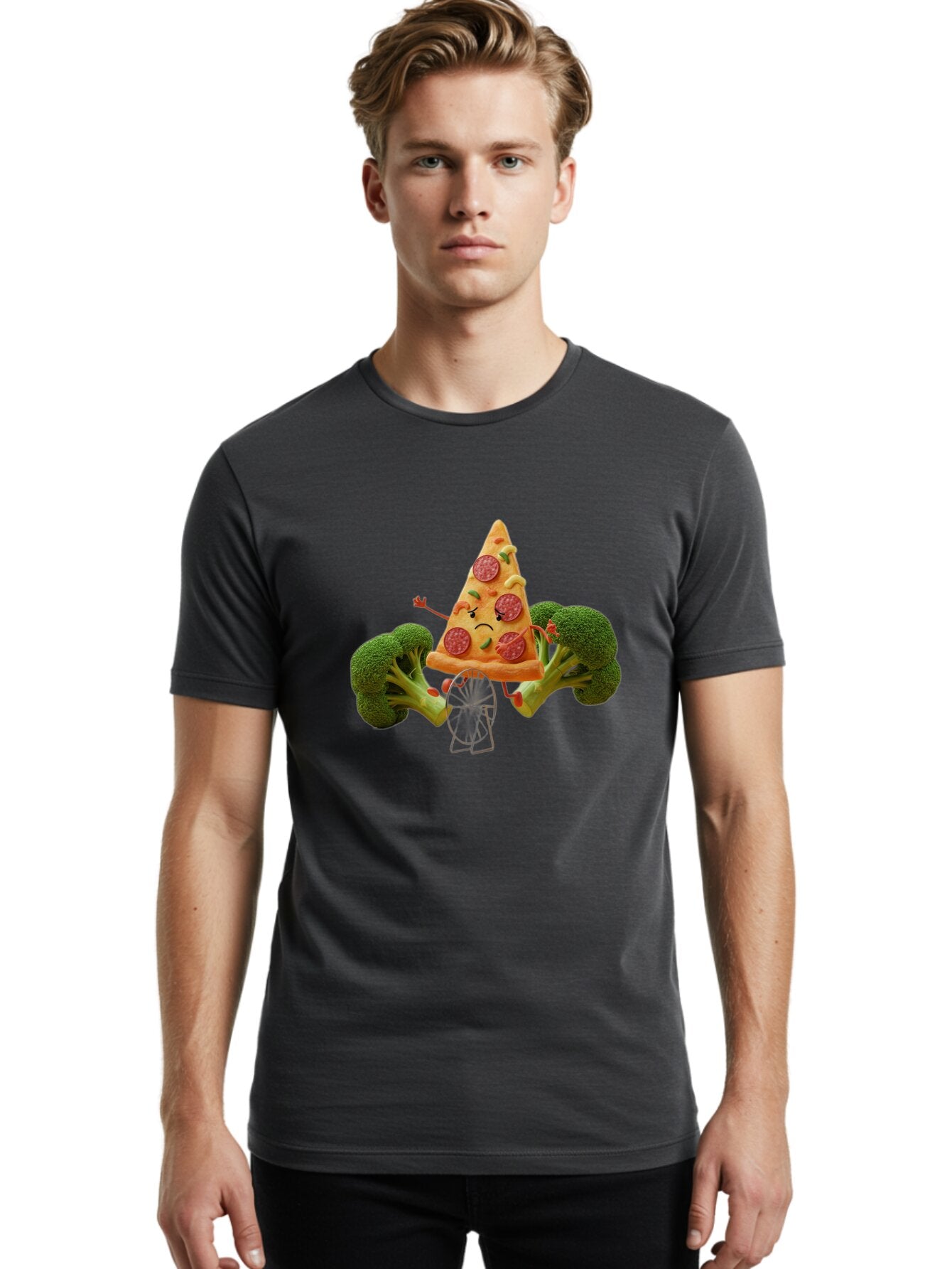 Sad-Pizza-Slice-2 Men'S Graphic Tee, 100% Cotton, Comfortable Casual Summer Wear, Machine Washable, Vintage Camera, Old Camera, Antique Camera, Black Camera, Classic Photography, Photography Equipment, Nostalgic Device, Film Camera, Camera Art Bap974 18