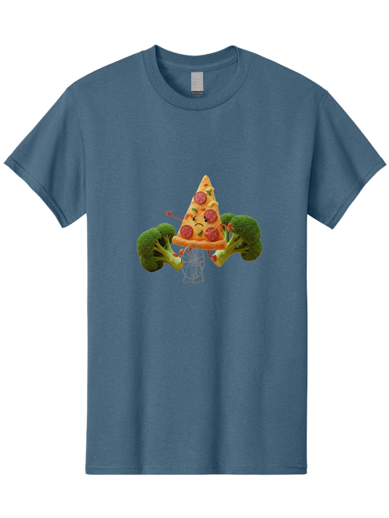 Sad-Pizza-Slice-2 Men'S Graphic Tee, 100% Cotton, Comfortable Casual Summer Wear, Machine Washable, Vintage Camera, Old Camera, Antique Camera, Black Camera, Classic Photography, Photography Equipment, Nostalgic Device, Film Camera, Camera Art Bap974 1
