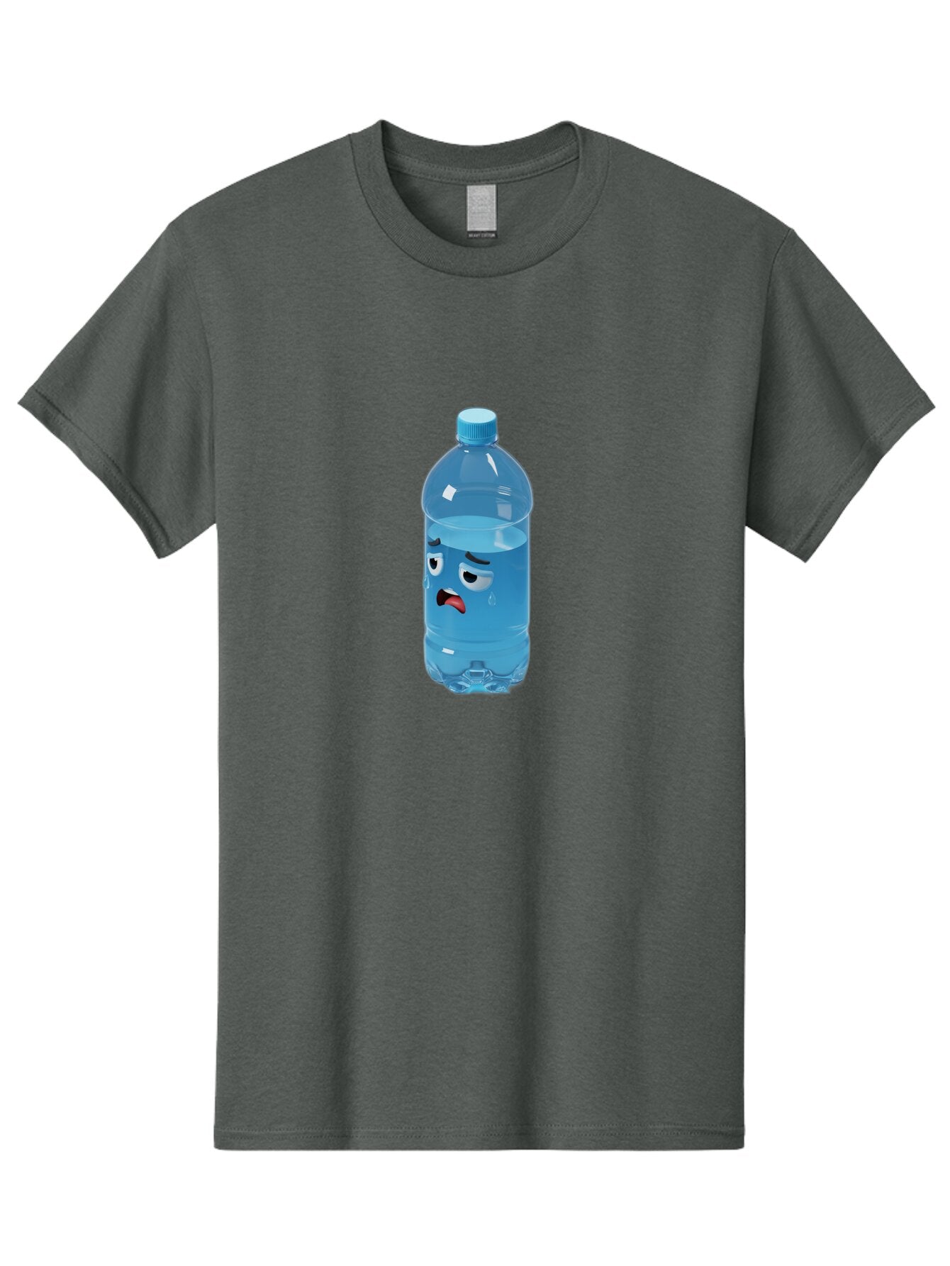 Sad-Water-Bottle-1 Men'S Graphic Tee, 100% Cotton, Comfortable Casual Summer Wear, Machine Washable, Vintage Camera, Old Camera, Antique Camera, Black Camera, Classic Photography, Photography Equipment, Nostalgic Device, Film Camera, Bap980 3