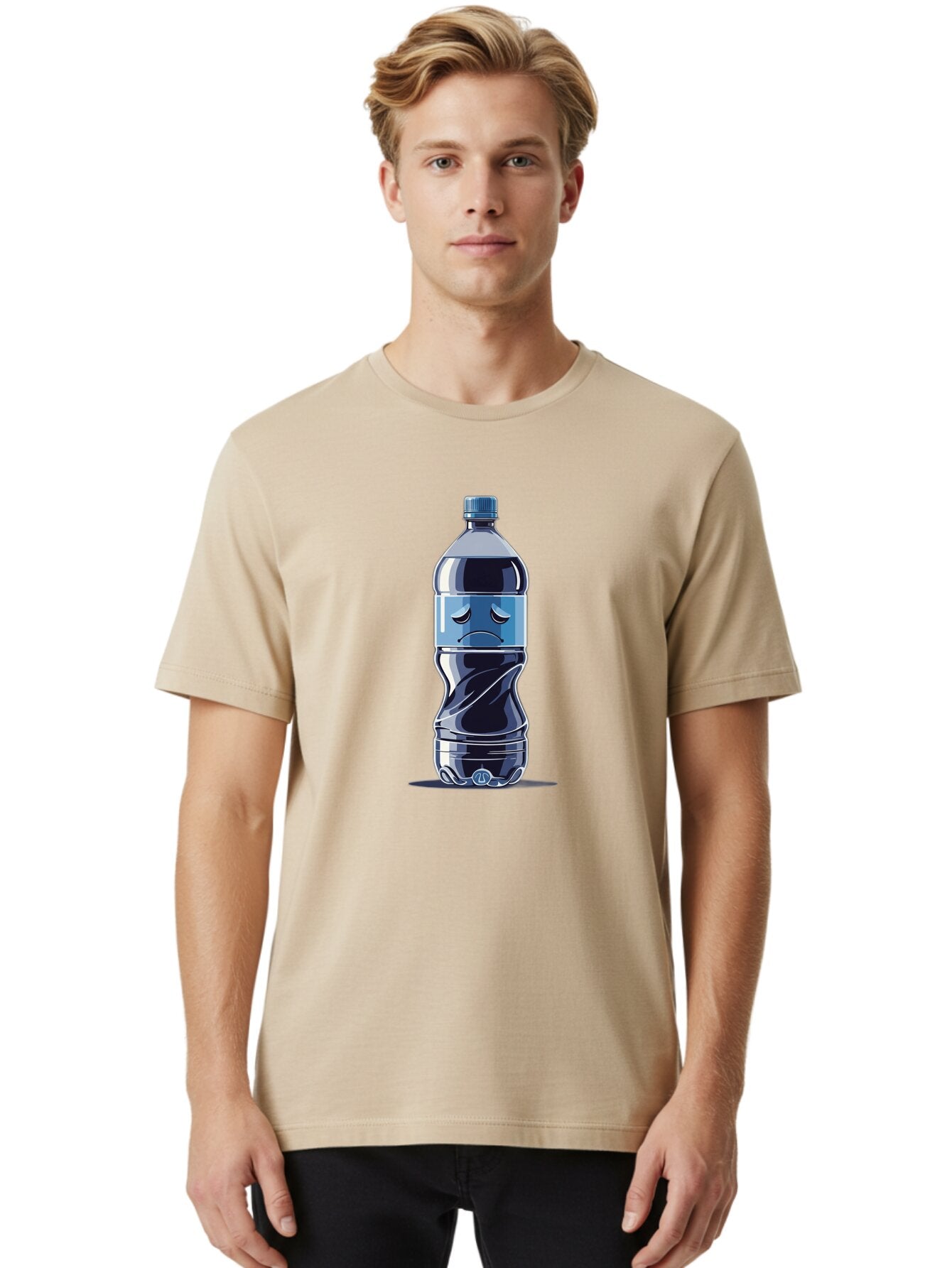 Sad-Water-Bottle Men'S Graphic Tee, 100% Cotton, Comfortable Casual Summer Wear, Machine Washable, Vintage Camera, Old Camera, Antique Camera, Black Camera, Classic Photography, Photography Equipment, Nostalgic Device, Film Camera, Camera Art Bap981 28