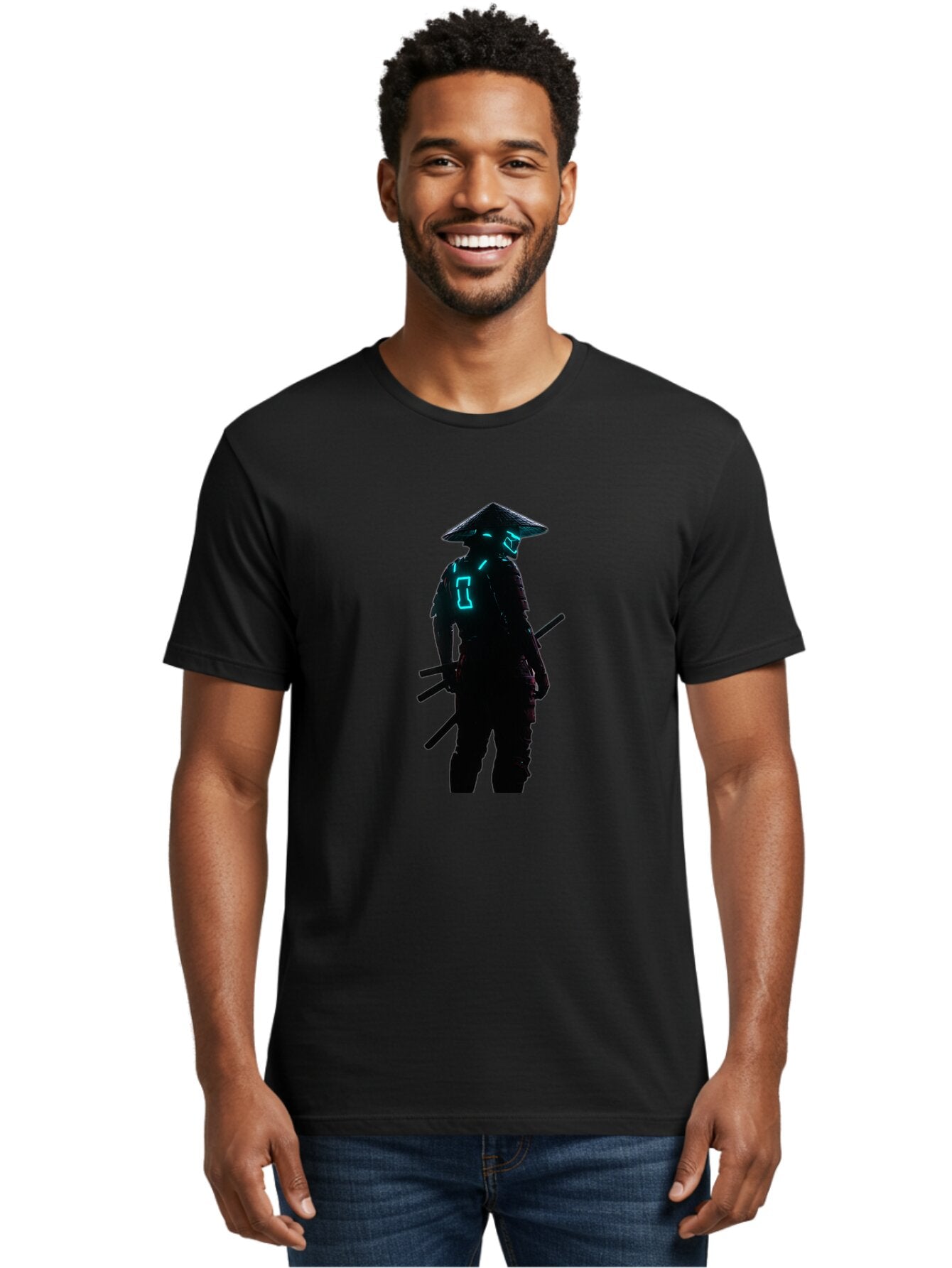 Samurai-Silhouette Men'S Graphic Tee, 100% Cotton, Comfortable Casual Summer Wear, Machine Washable, Vintage Camera, Old Camera, Antique Camera, Black Camera, Classic Photography, Photography Equipment, Nostalgic Device, Film Camera, Bap988 20