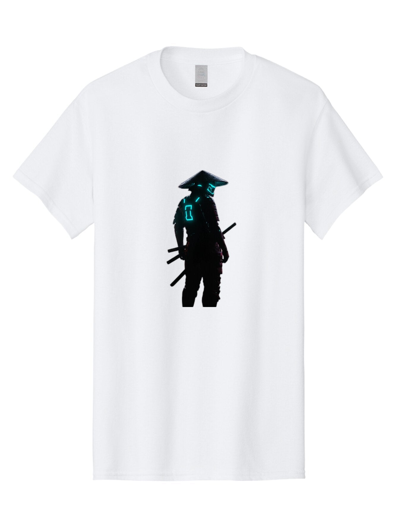 Samurai-Silhouette Men'S Graphic Tee, 100% Cotton, Comfortable Casual Summer Wear, Machine Washable, Vintage Camera, Old Camera, Antique Camera, Black Camera, Classic Photography, Photography Equipment, Nostalgic Device, Film Camera, Bap988 3