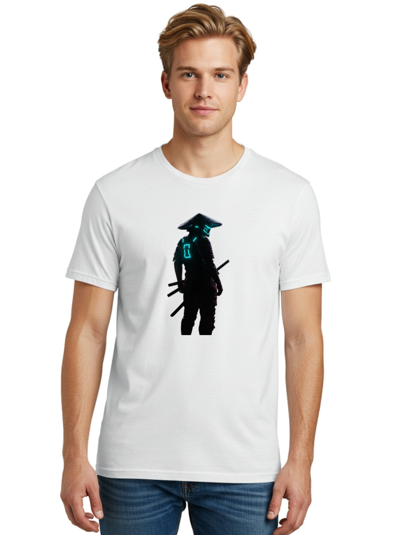 Samurai-Silhouette Men'S Graphic Tee, 100% Cotton, Comfortable Casual Summer Wear, Machine Washable, Vintage Camera, Old Camera, Antique Camera, Black Camera, Classic Photography, Photography Equipment, Nostalgic Device, Film Camera, Bap988 22