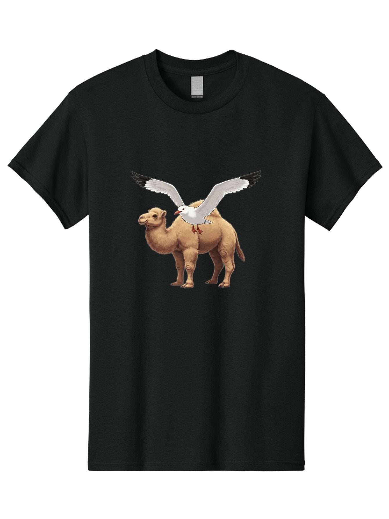 Seagull-On-Camel Men'S Graphic Tee, 100% Cotton, Comfortable Casual Summer Wear, Machine Washable, Vintage Camera, Old Camera, Antique Camera, Black Camera, Classic Photography, Photography Equipment, Nostalgic Device, Film Camera, Camera Art Bap991 7