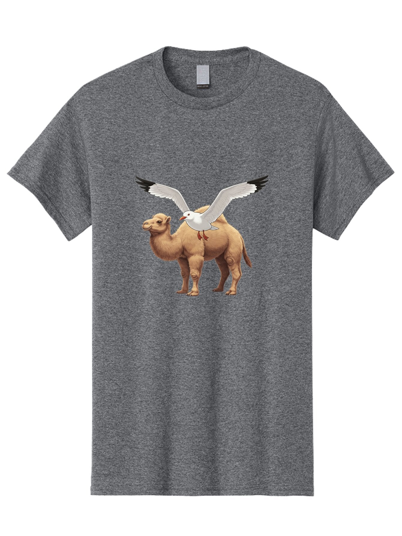 Seagull-On-Camel Men'S Graphic Tee, 100% Cotton, Comfortable Casual Summer Wear, Machine Washable, Vintage Camera, Old Camera, Antique Camera, Black Camera, Classic Photography, Photography Equipment, Nostalgic Device, Film Camera, Camera Art Bap991 1