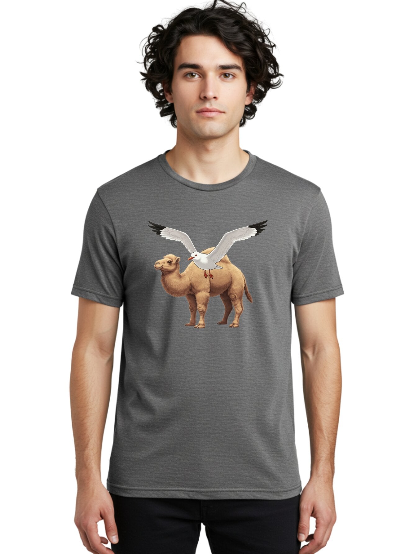 Seagull-On-Camel Men'S Graphic Tee, 100% Cotton, Comfortable Casual Summer Wear, Machine Washable, Vintage Camera, Old Camera, Antique Camera, Black Camera, Classic Photography, Photography Equipment, Nostalgic Device, Film Camera, Camera Art Bap991 19