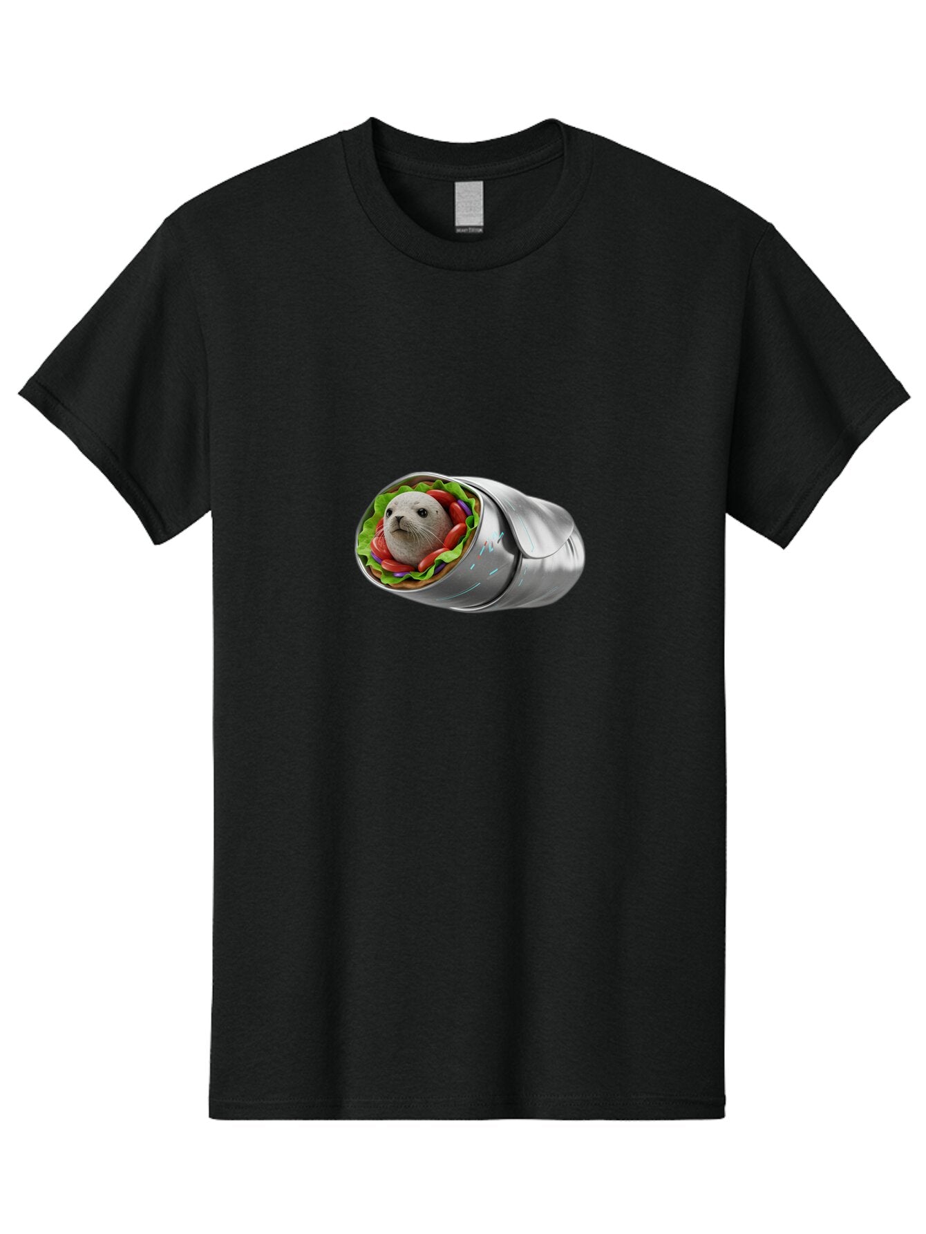 Seal-Burrito-1 Men'S Graphic Tee, 100% Cotton, Comfortable Casual Summer Wear, Machine Washable, Vintage Camera, Old Camera, Antique Camera, Black Camera, Classic Photography, Photography Equipment, Nostalgic Device, Film Camera, Camera Art Bap992 6