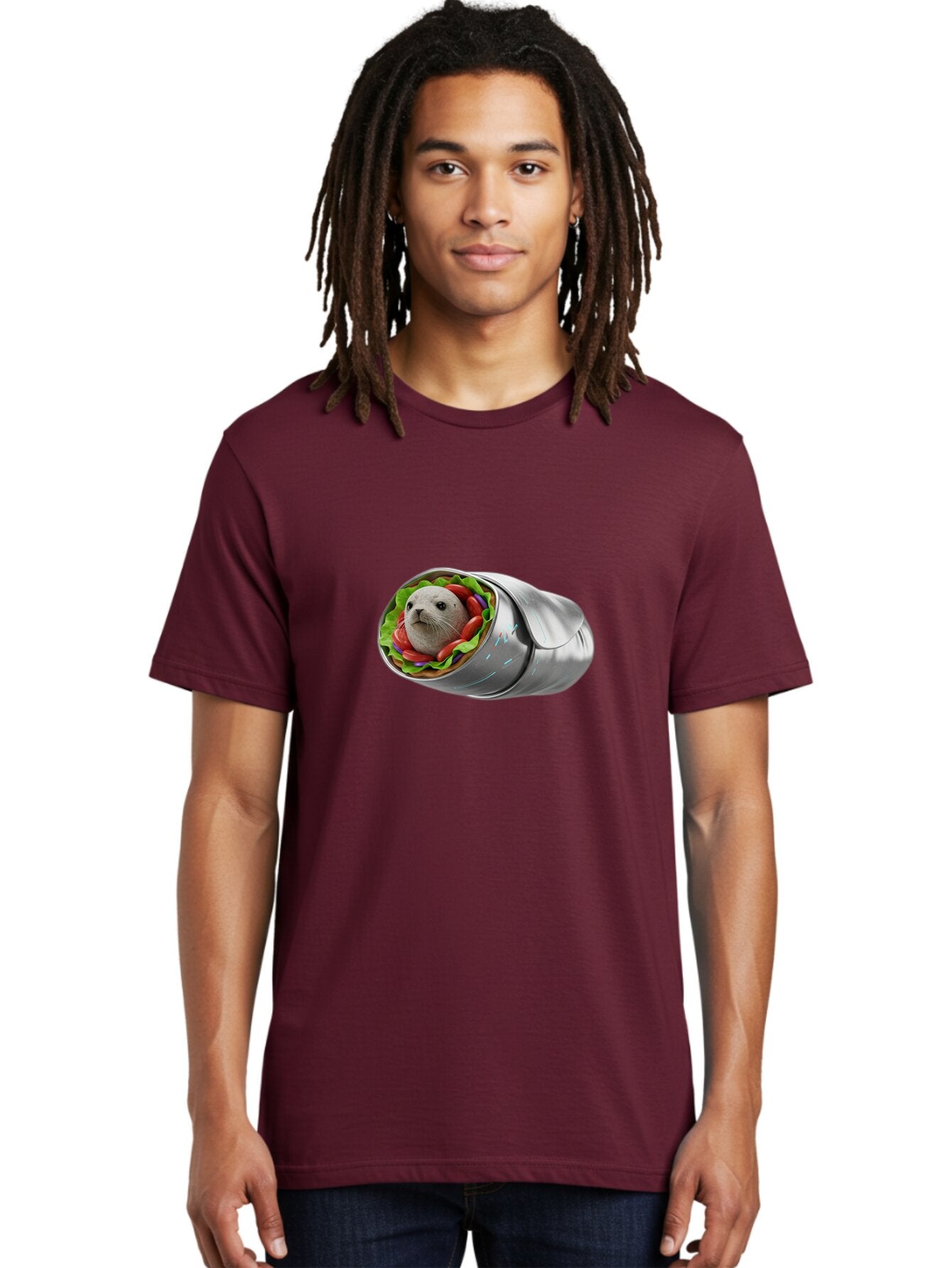 Seal-Burrito-1 Men'S Graphic Tee, 100% Cotton, Comfortable Casual Summer Wear, Machine Washable, Vintage Camera, Old Camera, Antique Camera, Black Camera, Classic Photography, Photography Equipment, Nostalgic Device, Film Camera, Camera Art Bap992 26