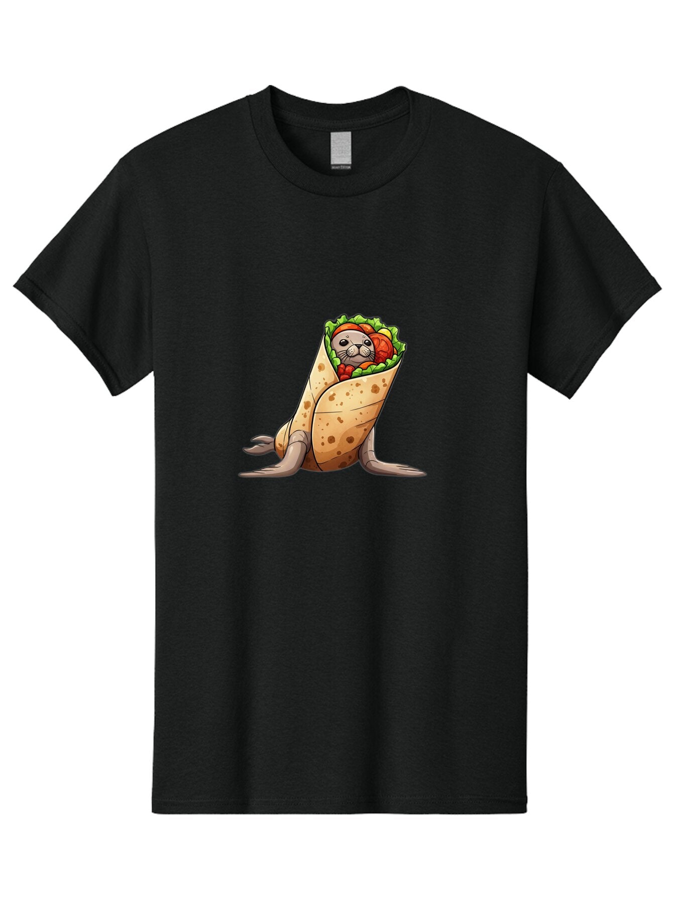 Seal-In-Burrito-Wrap Men'S Graphic Tee, 100% Cotton, Comfortable Casual Summer Wear, Machine Washable, Vintage Camera, Old Camera, Antique Camera, Black Camera, Classic Photography, Photography Equipment, Nostalgic Device, Film Camera, Bap995 2