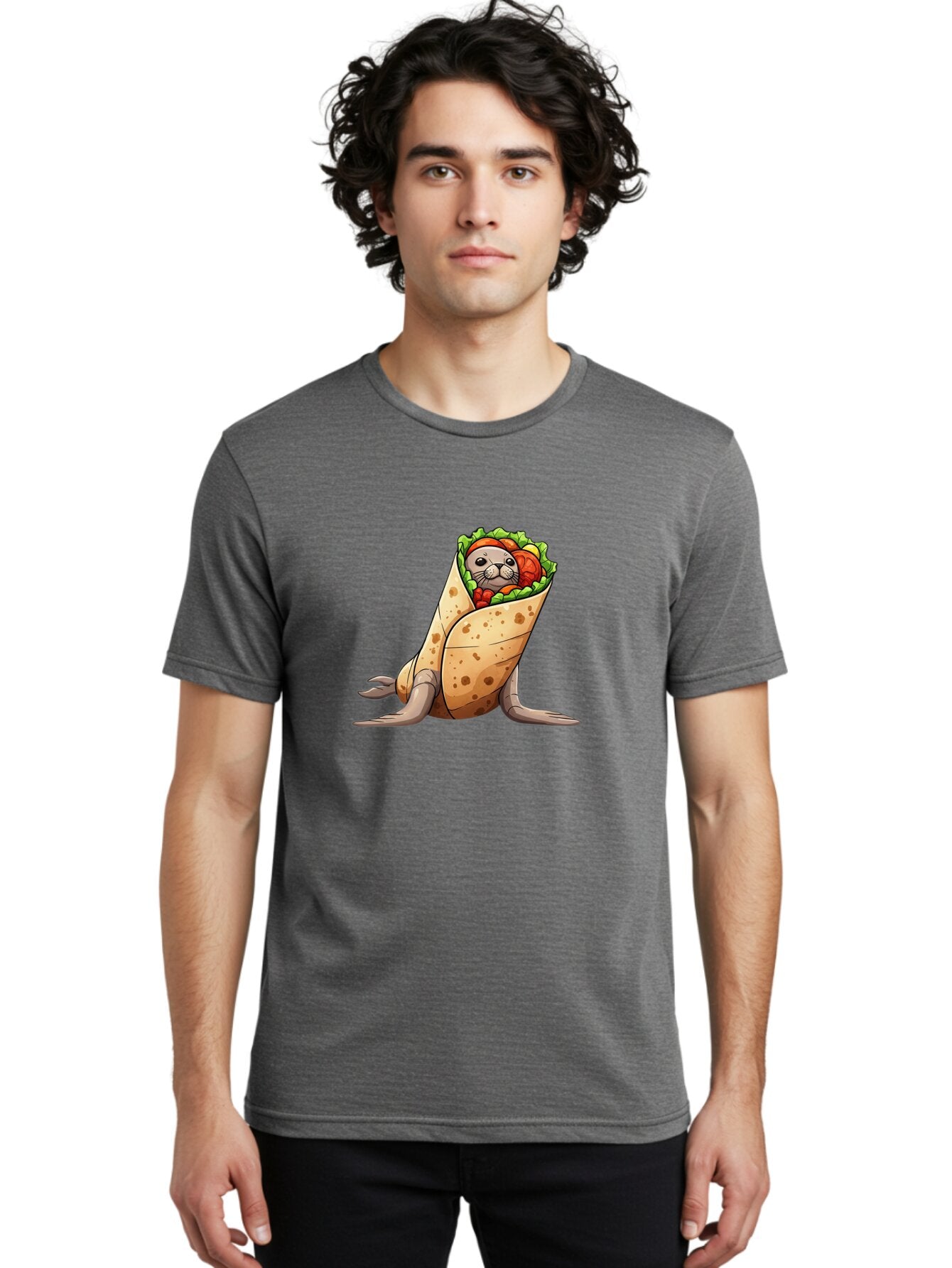 Seal-In-Burrito-Wrap Men'S Graphic Tee, 100% Cotton, Comfortable Casual Summer Wear, Machine Washable, Vintage Camera, Old Camera, Antique Camera, Black Camera, Classic Photography, Photography Equipment, Nostalgic Device, Film Camera, Bap995 25
